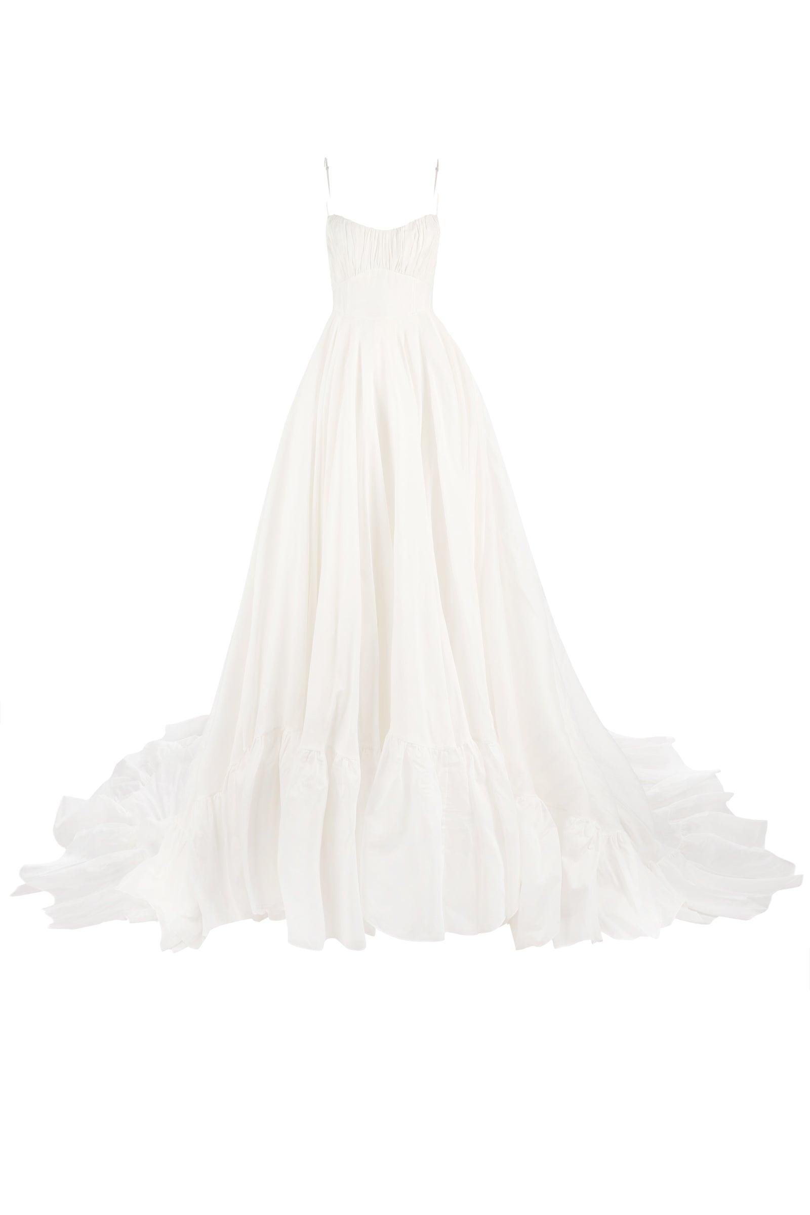 The Ivory Organdy Destination Gown Product Image