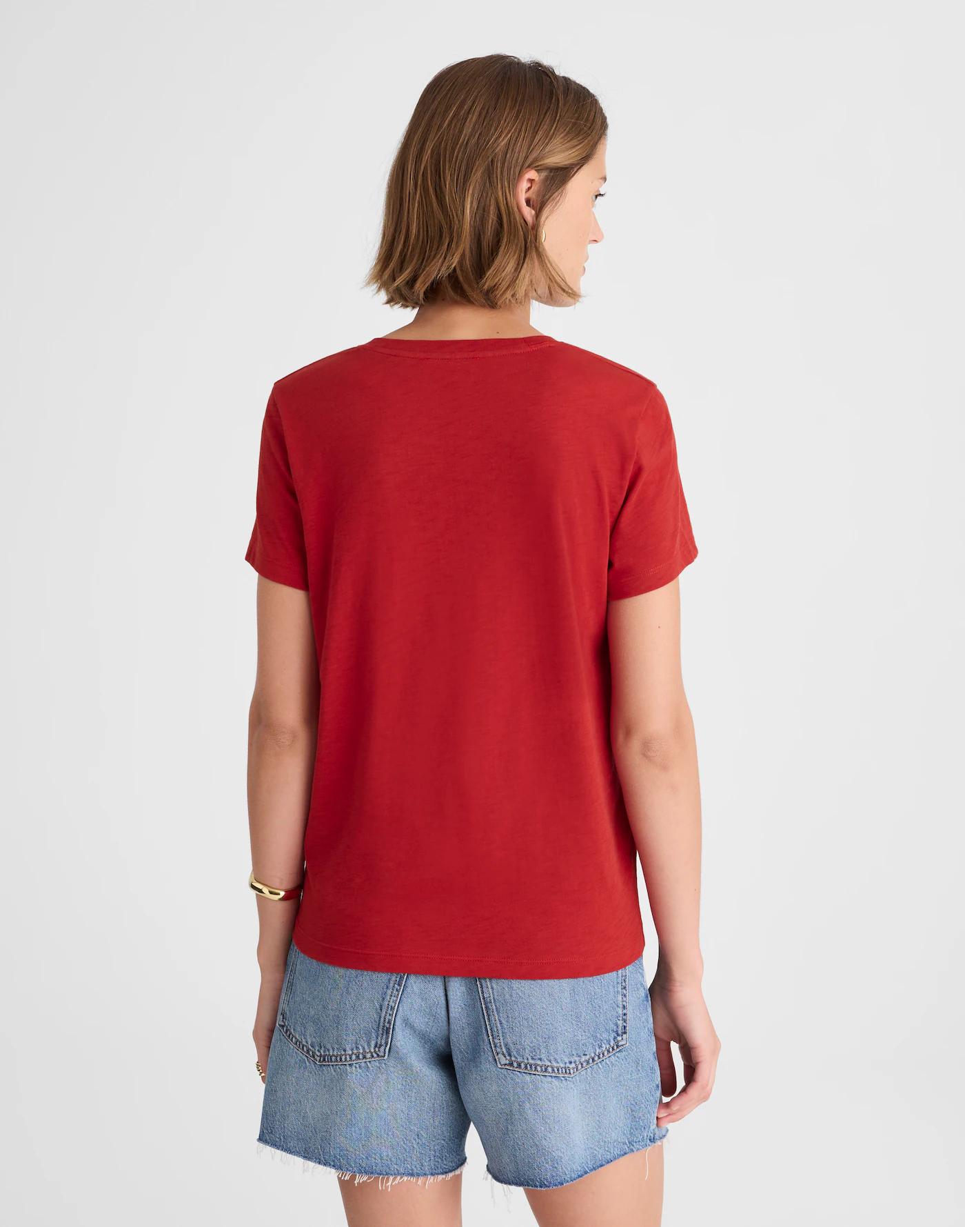 Relaxed V-Neck Tee Product Image