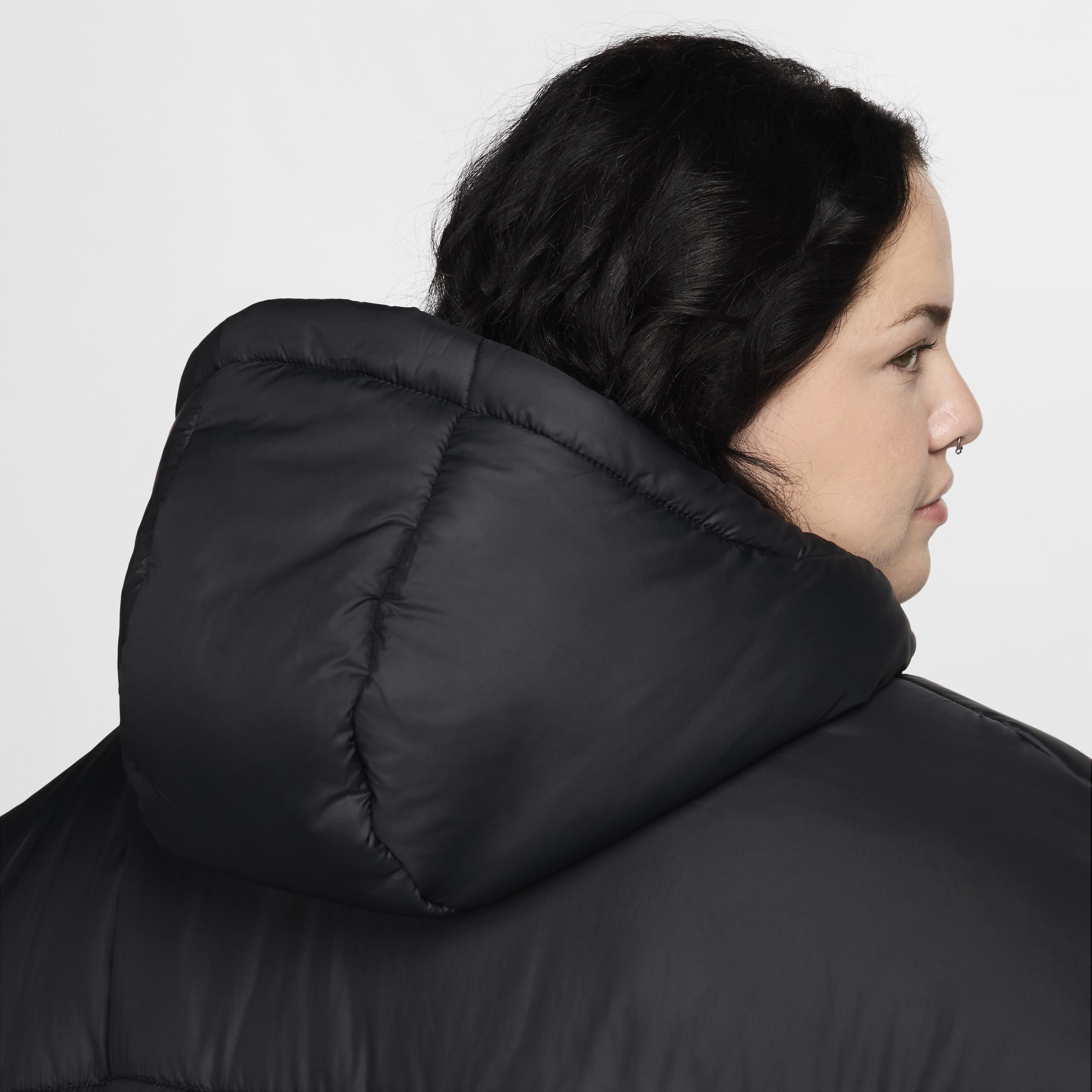 Women's Nike Sportswear Classic Puffer Therma-FIT Loose Hooded Jacket (Plus Size) Product Image