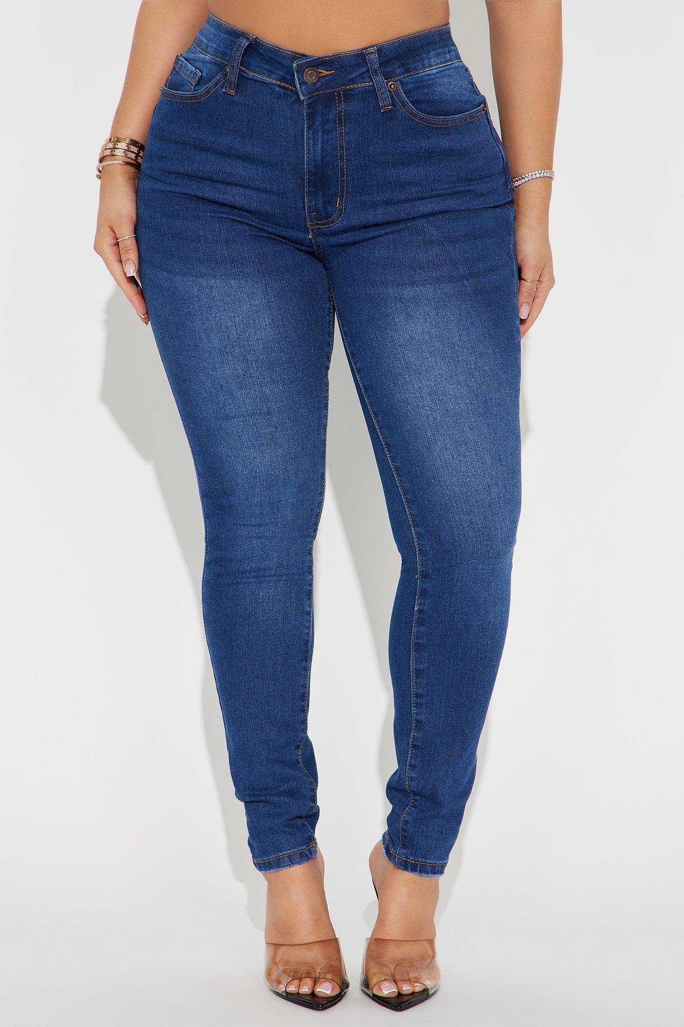 Yes To Heaven Stretch Skinny Jeans - Dark Wash Product Image