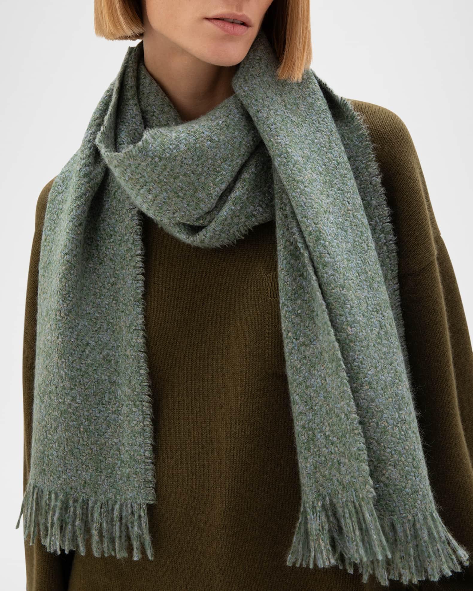 Brushed Boucle Cashmere-Silk Scarf Product Image