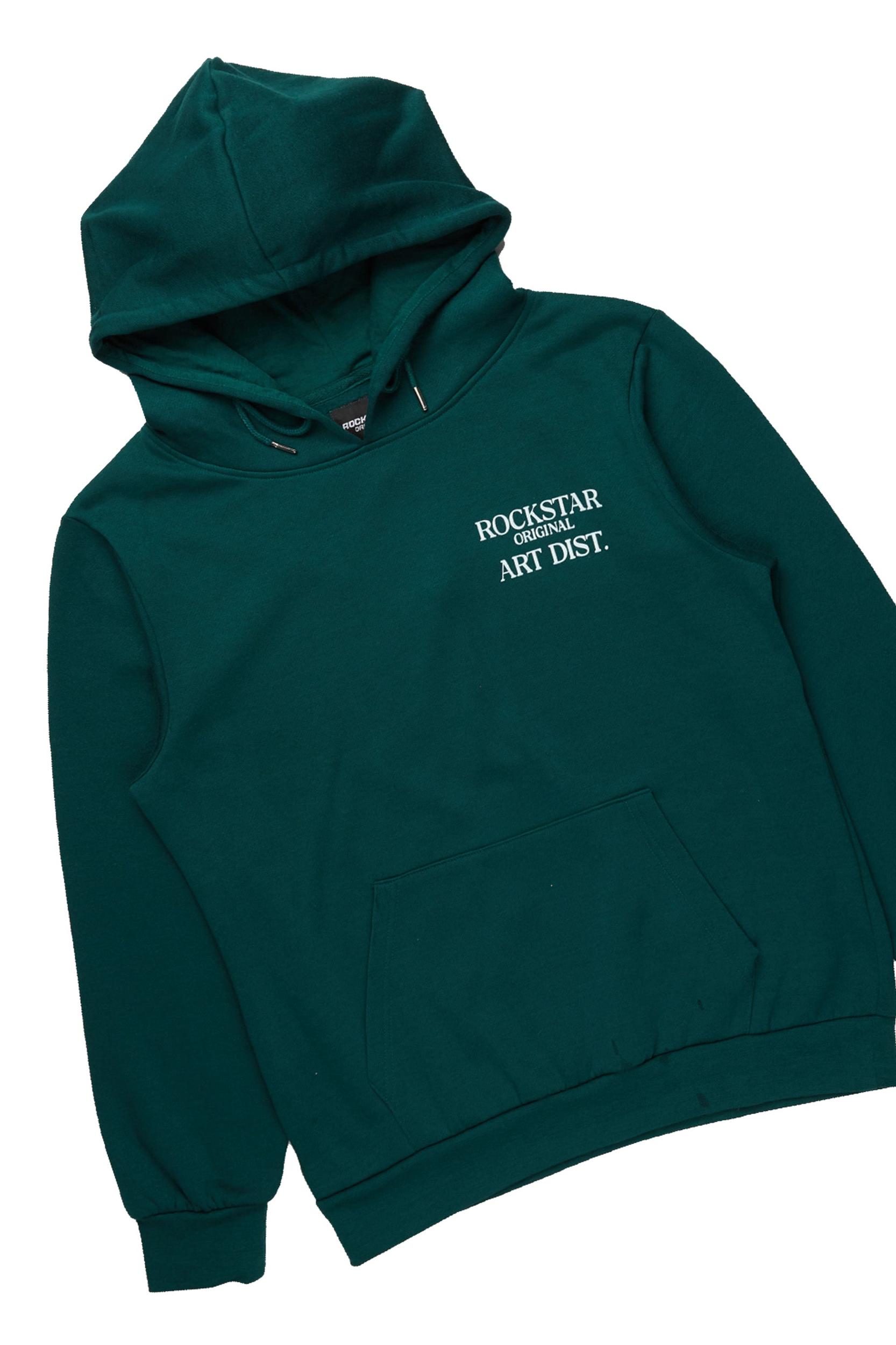 Briggs Dark Green Hoodie/Stacked Flare Track Set Male Product Image