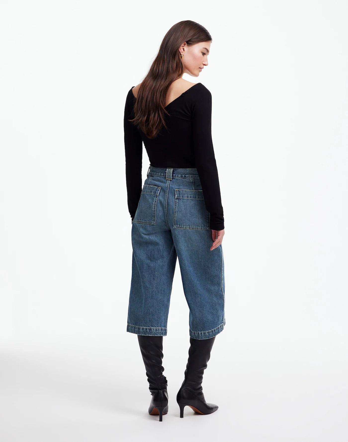 Denim Culottes Product Image