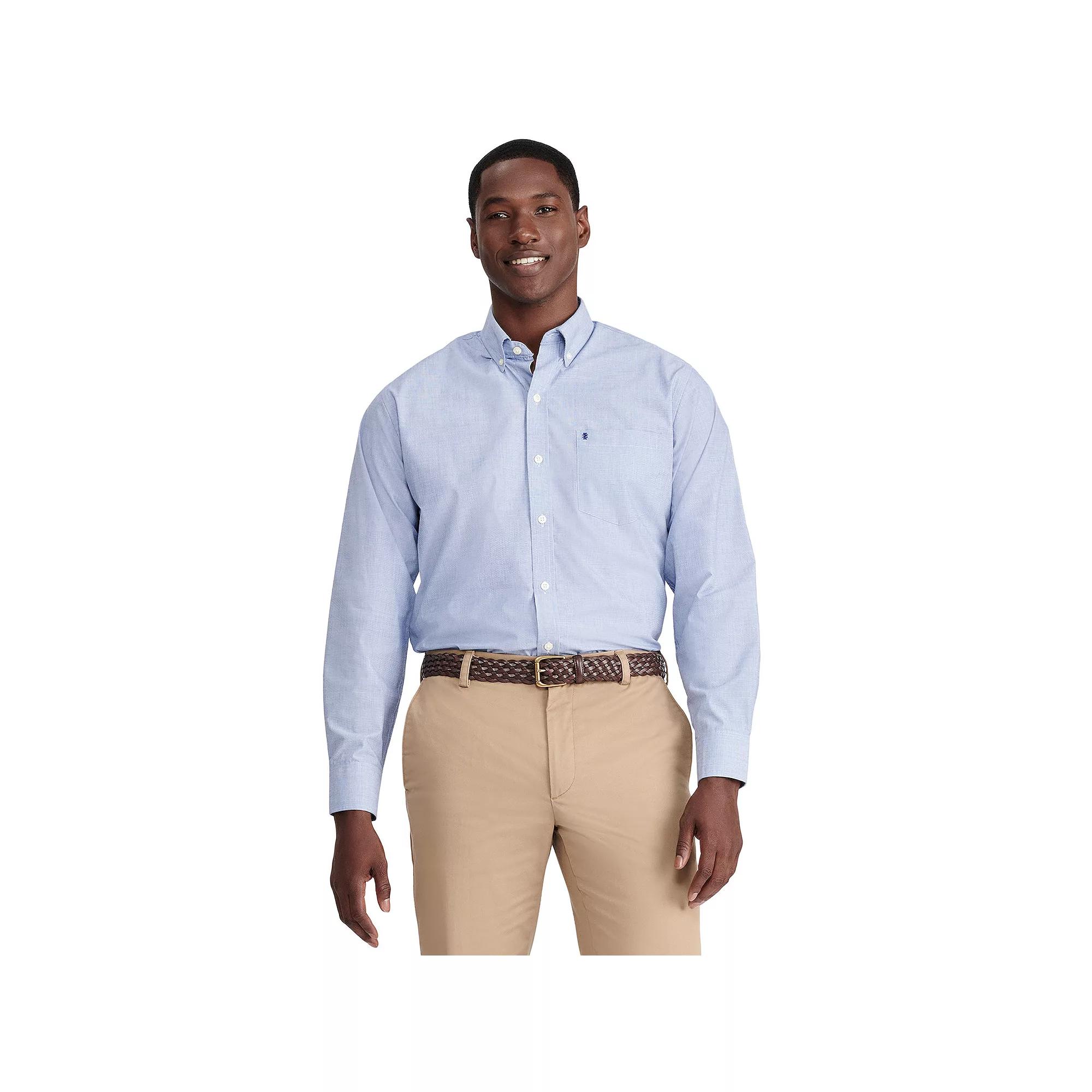 Men's IZOD Classic Plaid Button-Down Shirt,  Product Image