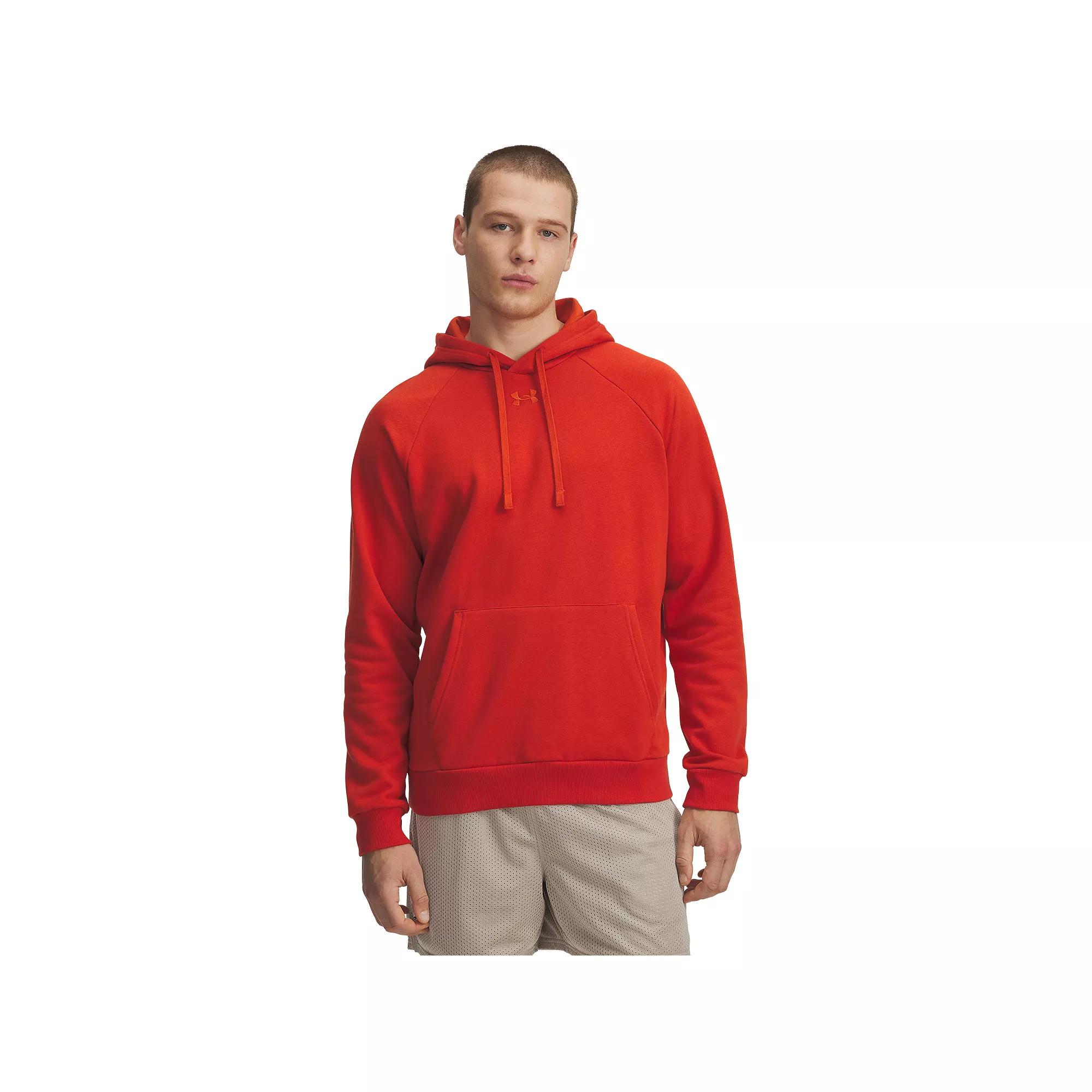 Men's Under Armour Solid Rival Fleece Hoodie,  Product Image
