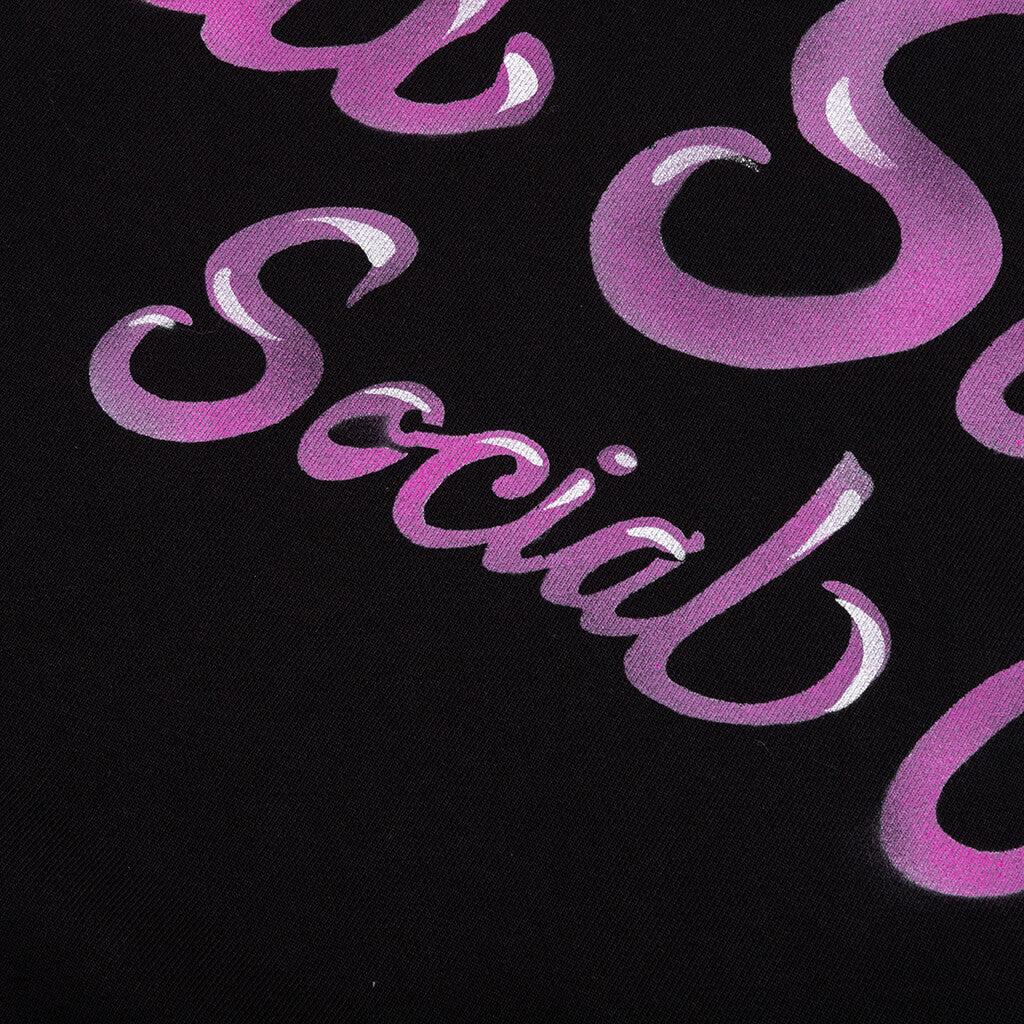 Airbrushed Hoodie - Black Male Product Image