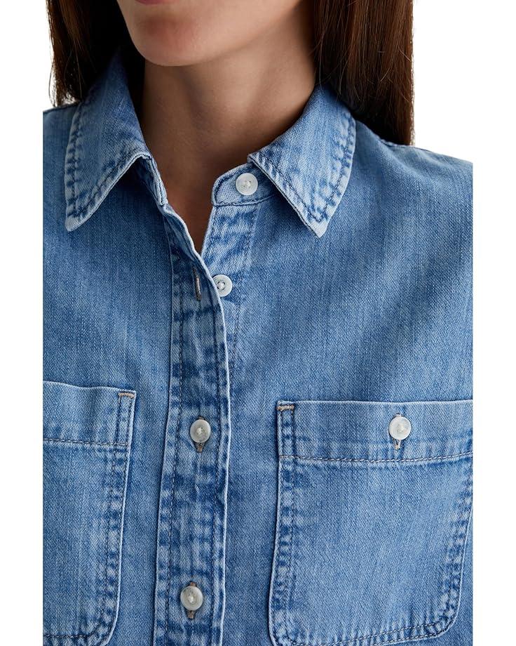 Denim Shirt With Patch Pockets Product Image