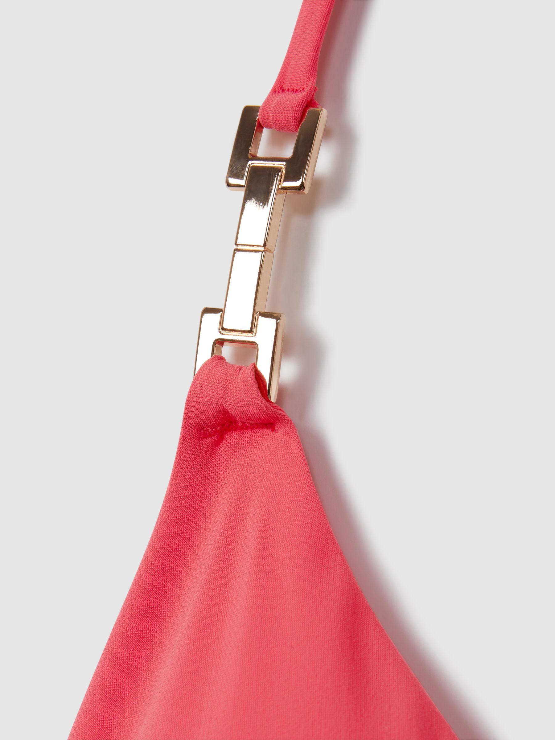 Mid Rise Bikini Bottoms in Coral Product Image