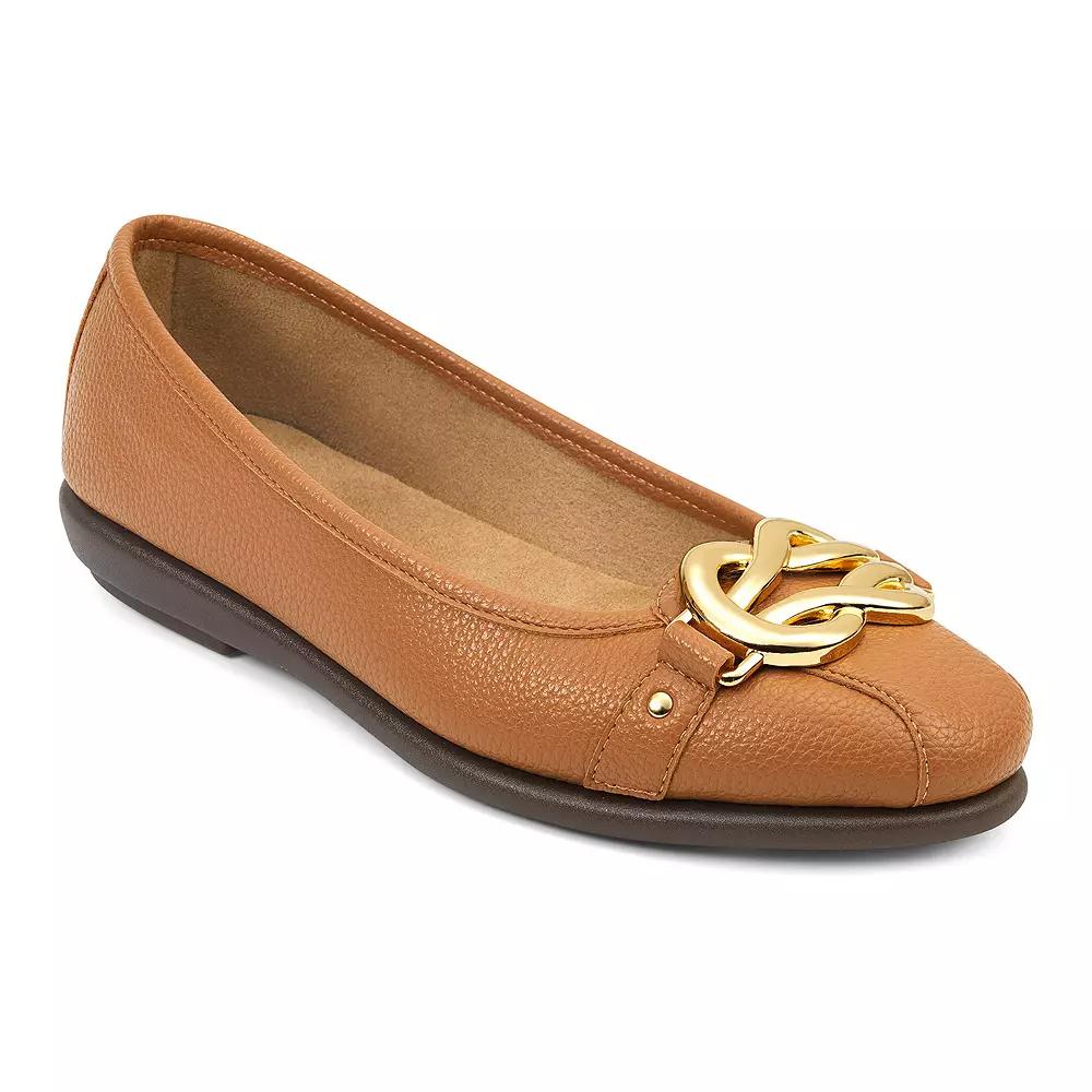 Aerosoles Big Bet Women's Suede Ballet Flats,  Product Image