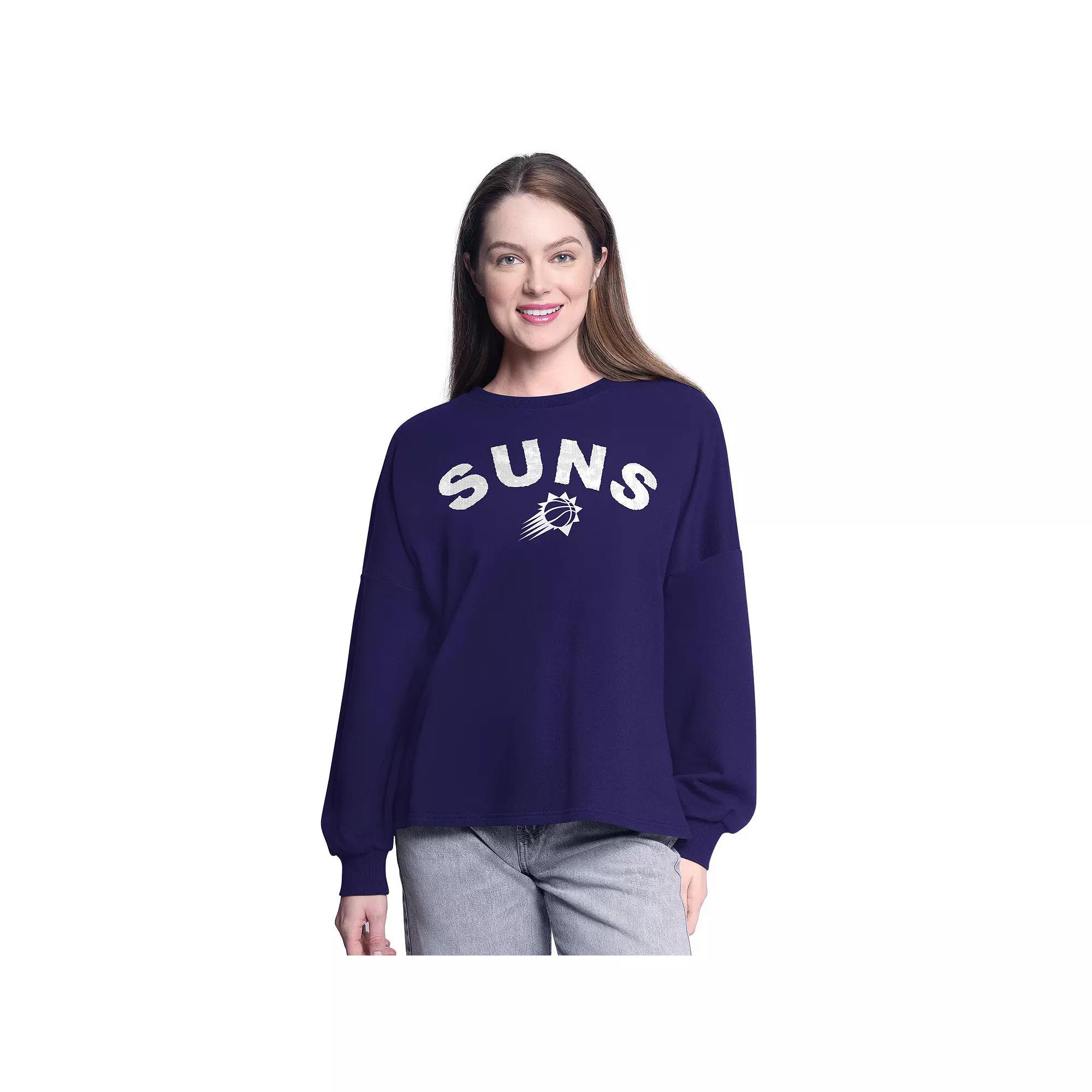 Women's G-III 4Her by Carl Banks Purple Phoenix Suns Athletic Pullover Sweatshirt,  Product Image