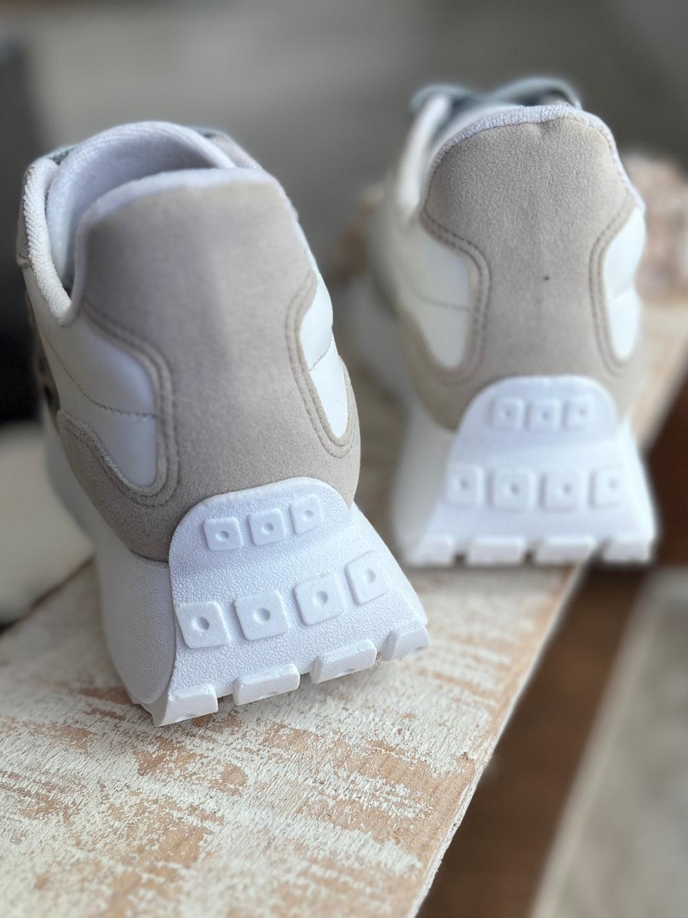 Smith Tan Leopard Sneakers Product Image