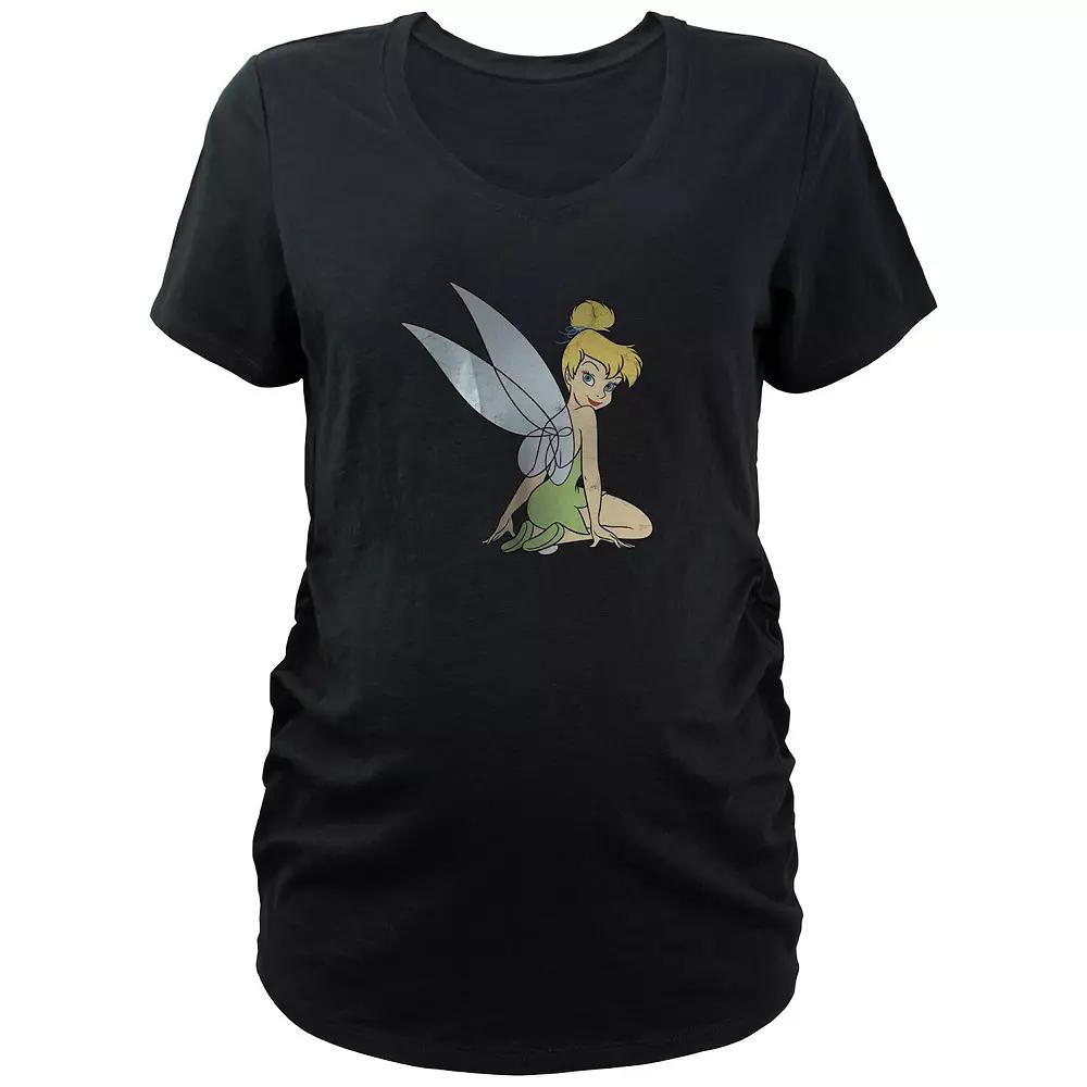 Disney's Tinker Bell Profile Portrait Maternity Graphic Tee, Women's,  Product Image