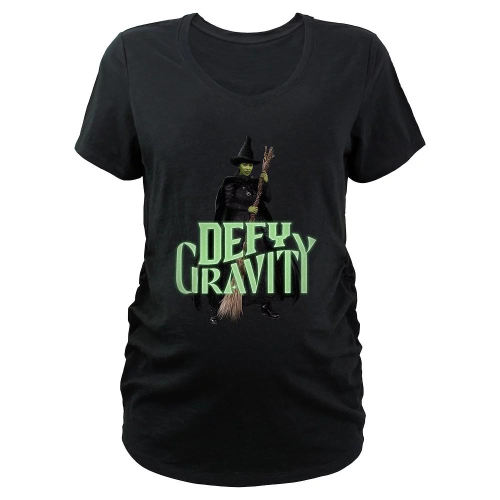 Maternity Wicked Elphaba Defy Gravity Graphic Tee, Women's,  Product Image