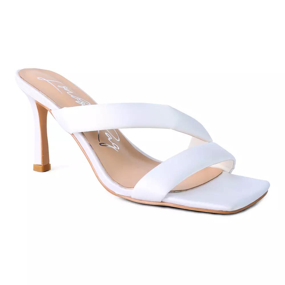 London Rag Spice Up Women's Cross Strap Heels,  Product Image