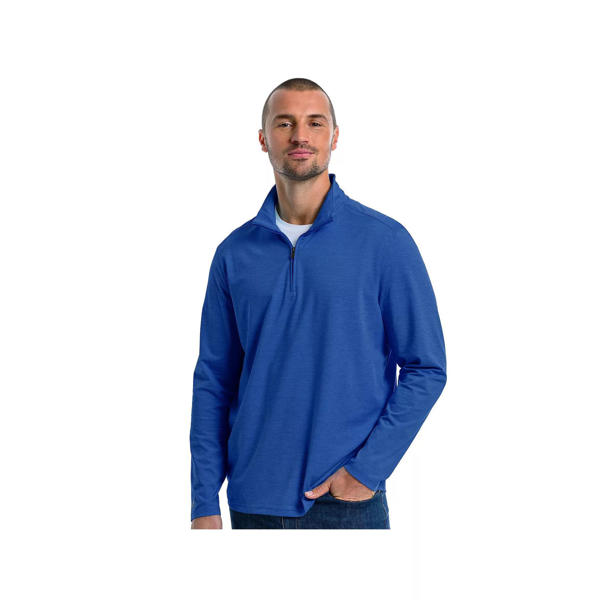 Men's Antigua Earn Quarter Zip Pullover,  Product Image