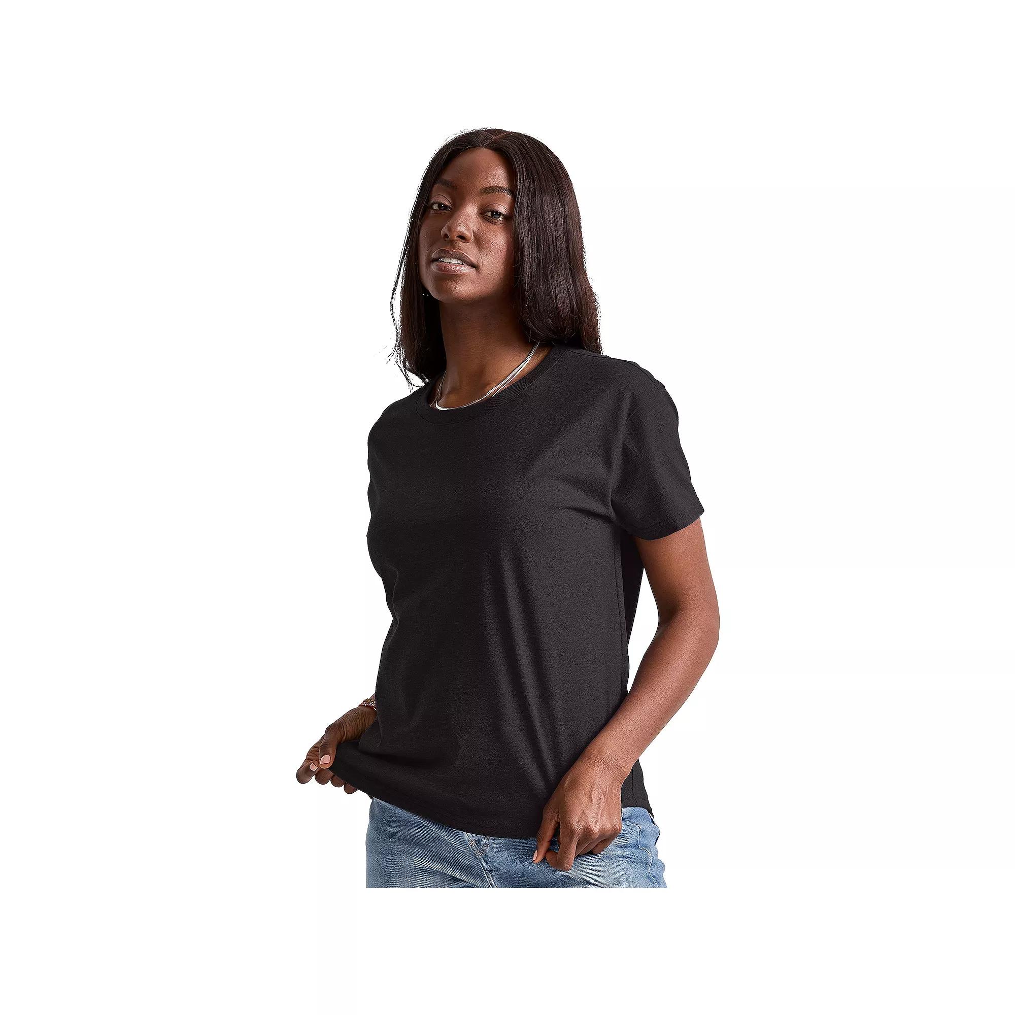 Women's Hanes® Tri-Blend Relaxed T-Shirt,  Product Image