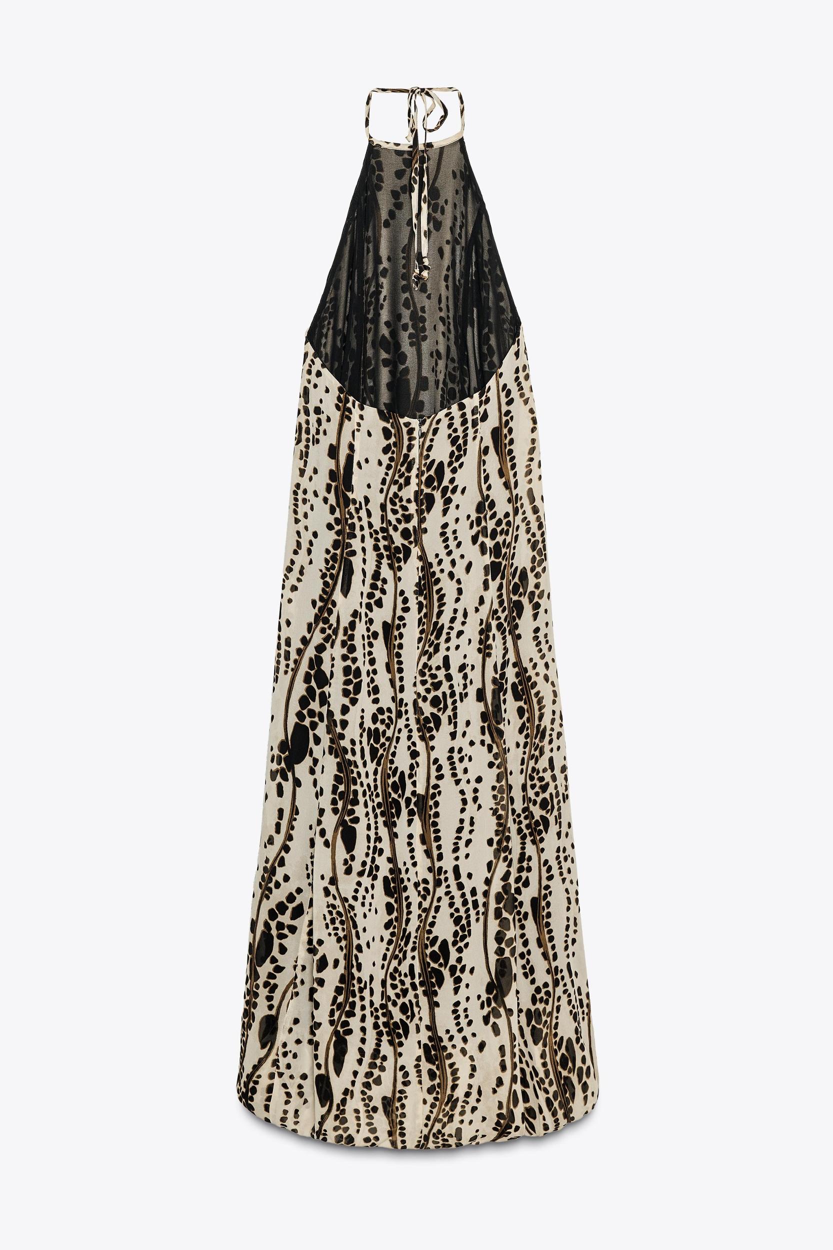 ZW COLLECTION PRINTED HALTER DRESS Product Image