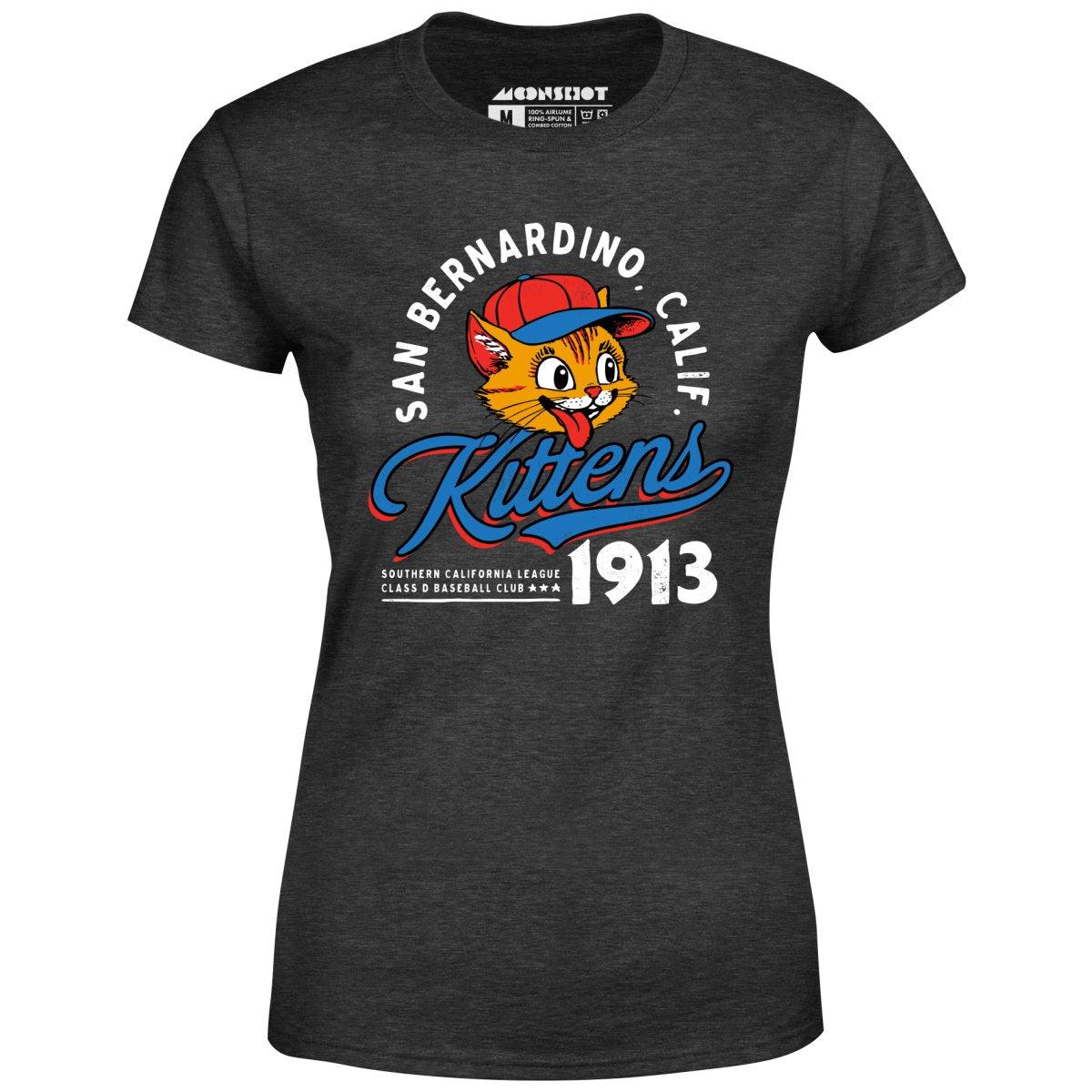 San Bernardino Kittens - California - Vintage Defunct Baseball Teams - Women's T-Shirt Female Product Image