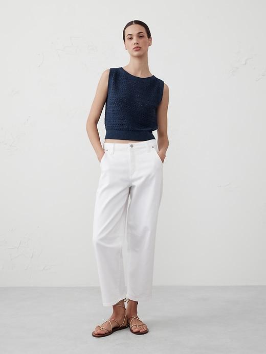 Open-Stitch Sweater Tank Product Image