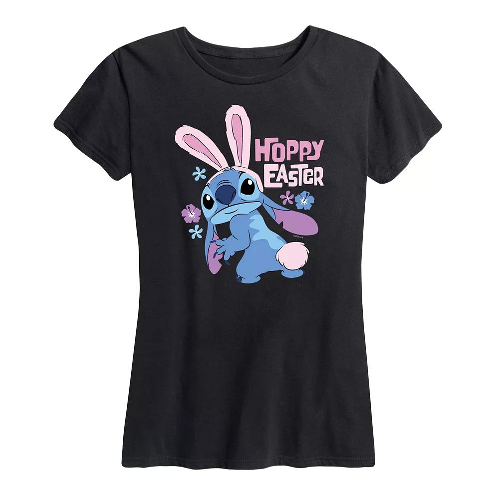 Disney's Lilo & Stitch Women's Hoppy Easter Graphic Tee,  Product Image