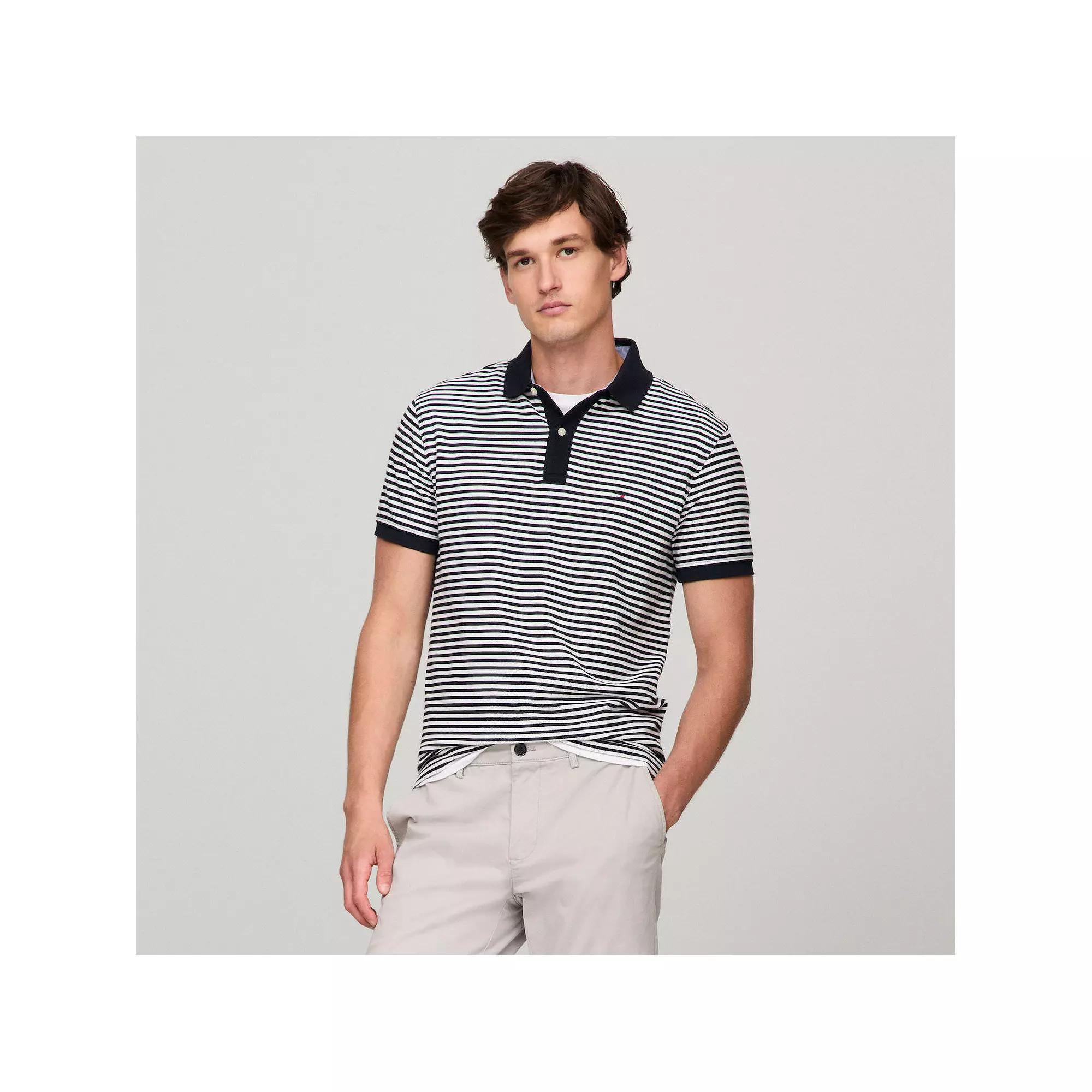 Men's Tommy Hilfiger Striped Justin Polo, Size: Small, Desert  Stripe Product Image