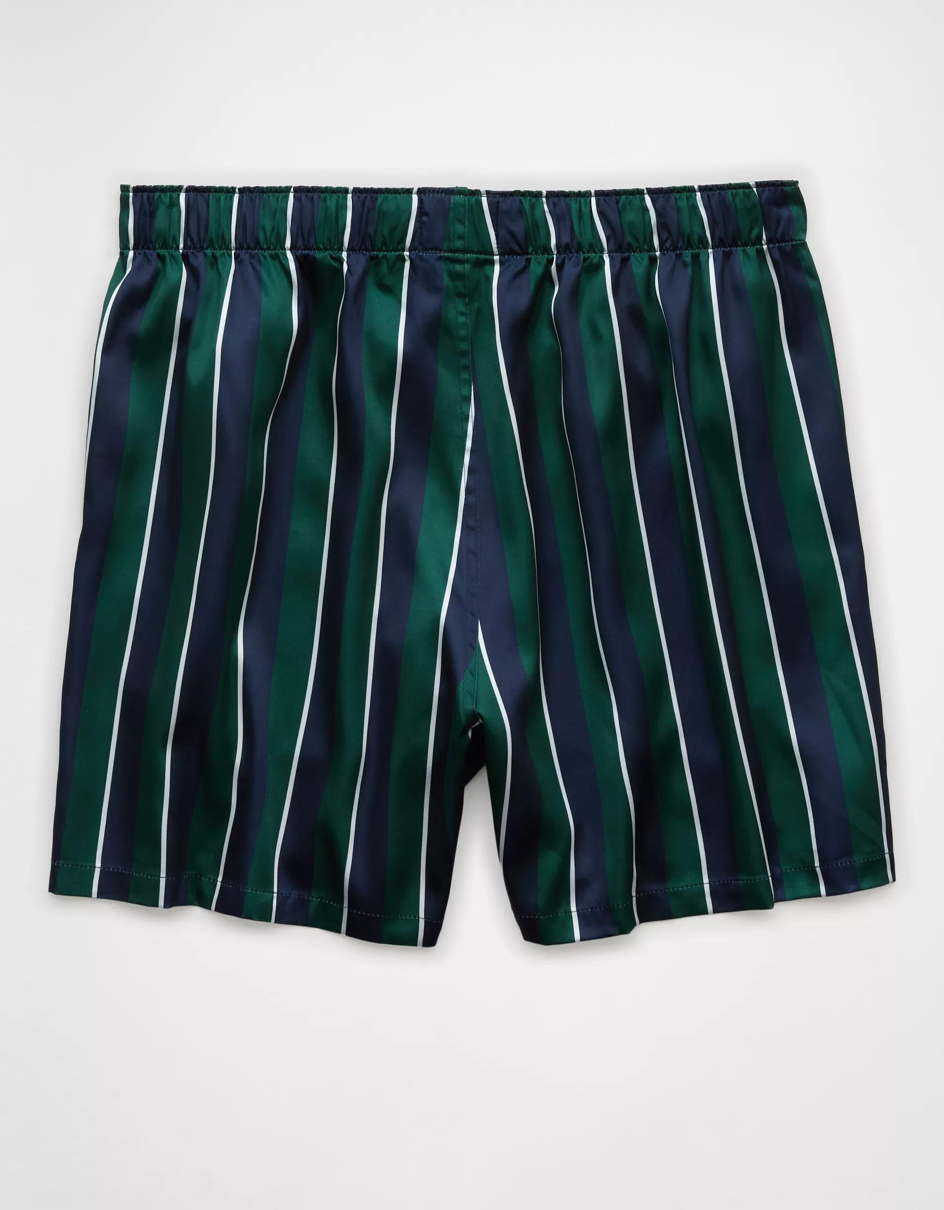 AEO Men's Elephant Tapestry Satin Pocket Boxer Short Product Image