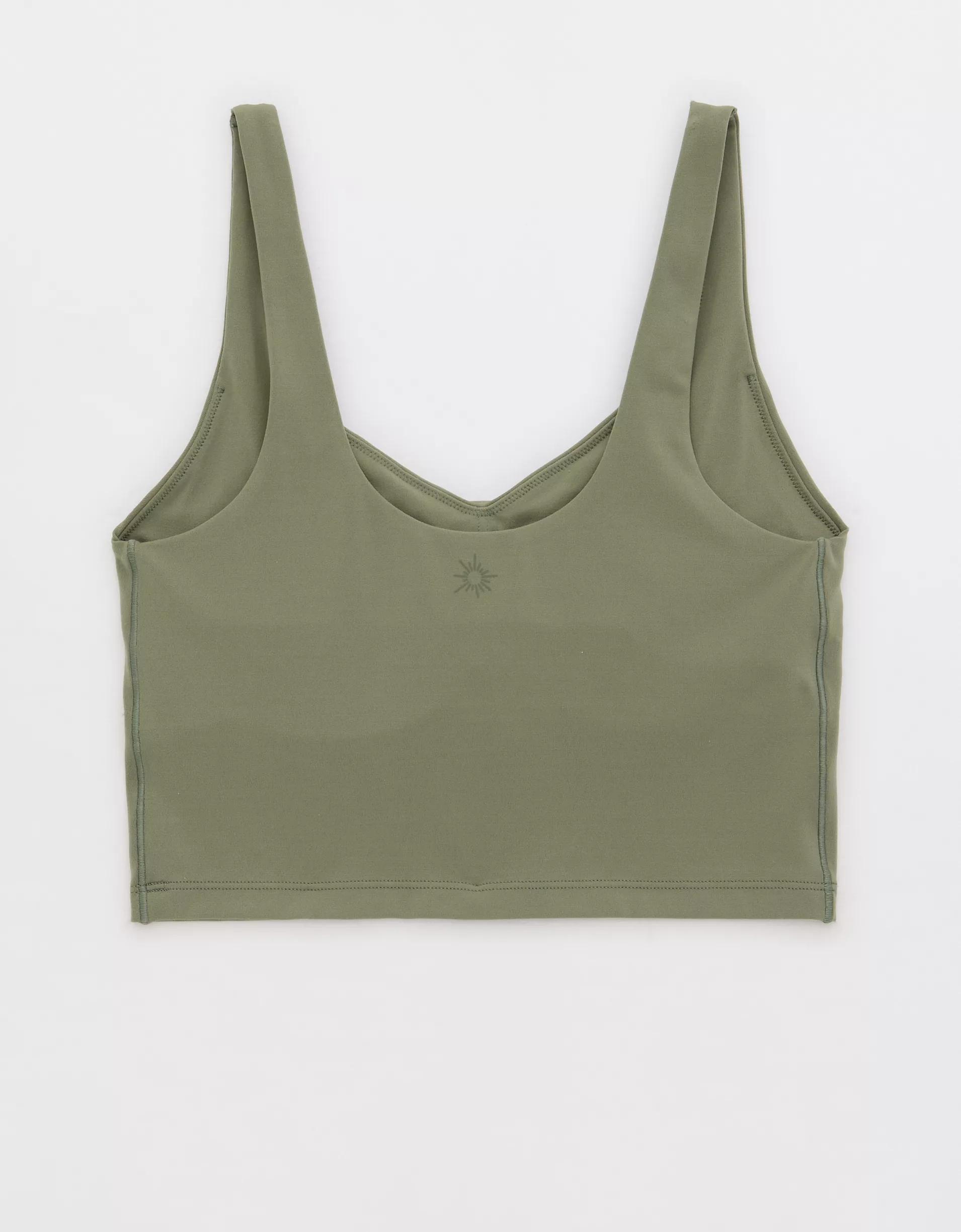 OFFLINE By Aerie Real Me Low Key Longline Sports Bra Product Image
