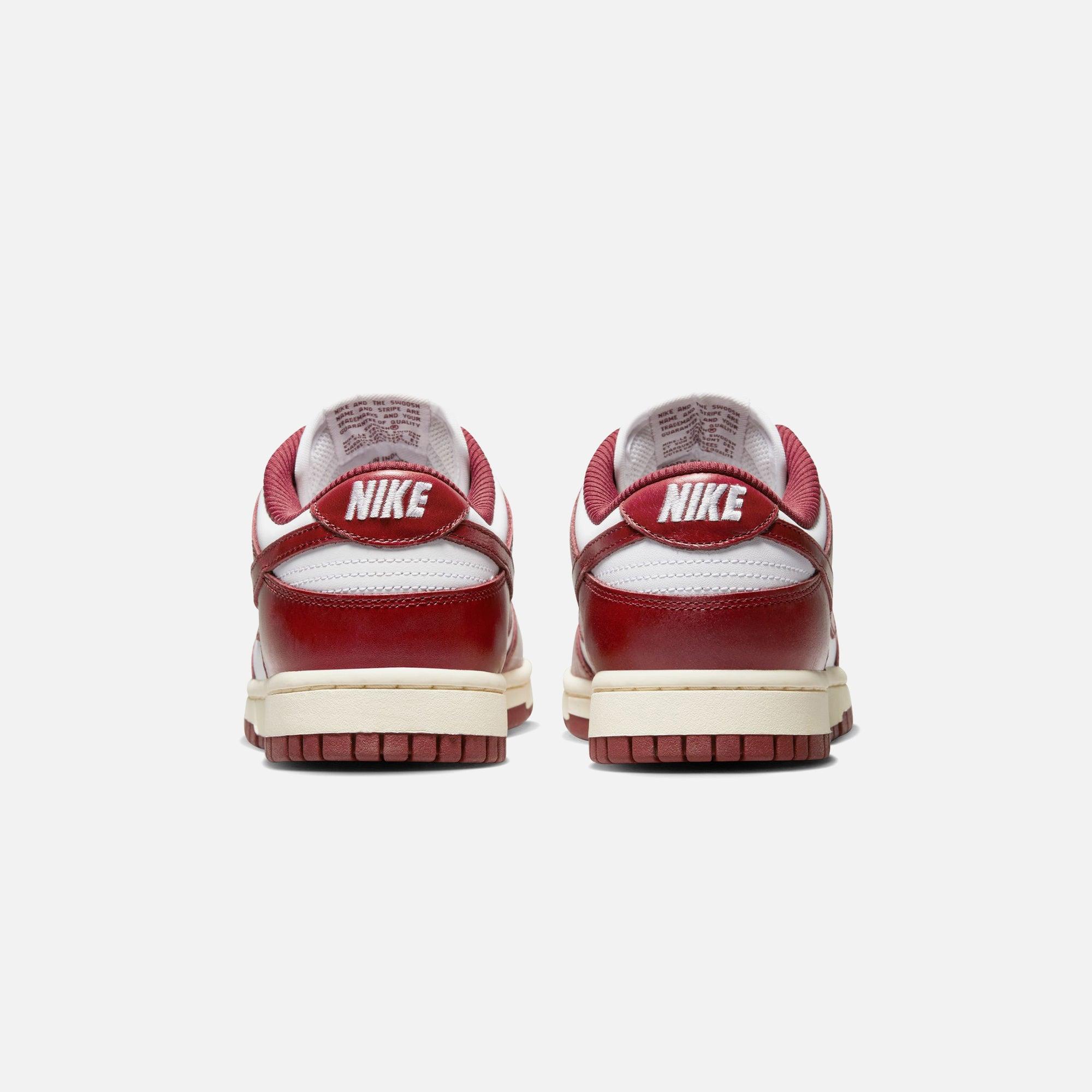 Nike WMNS Dunk Low PRM - White / Team Red / Coconut Milk Female Product Image