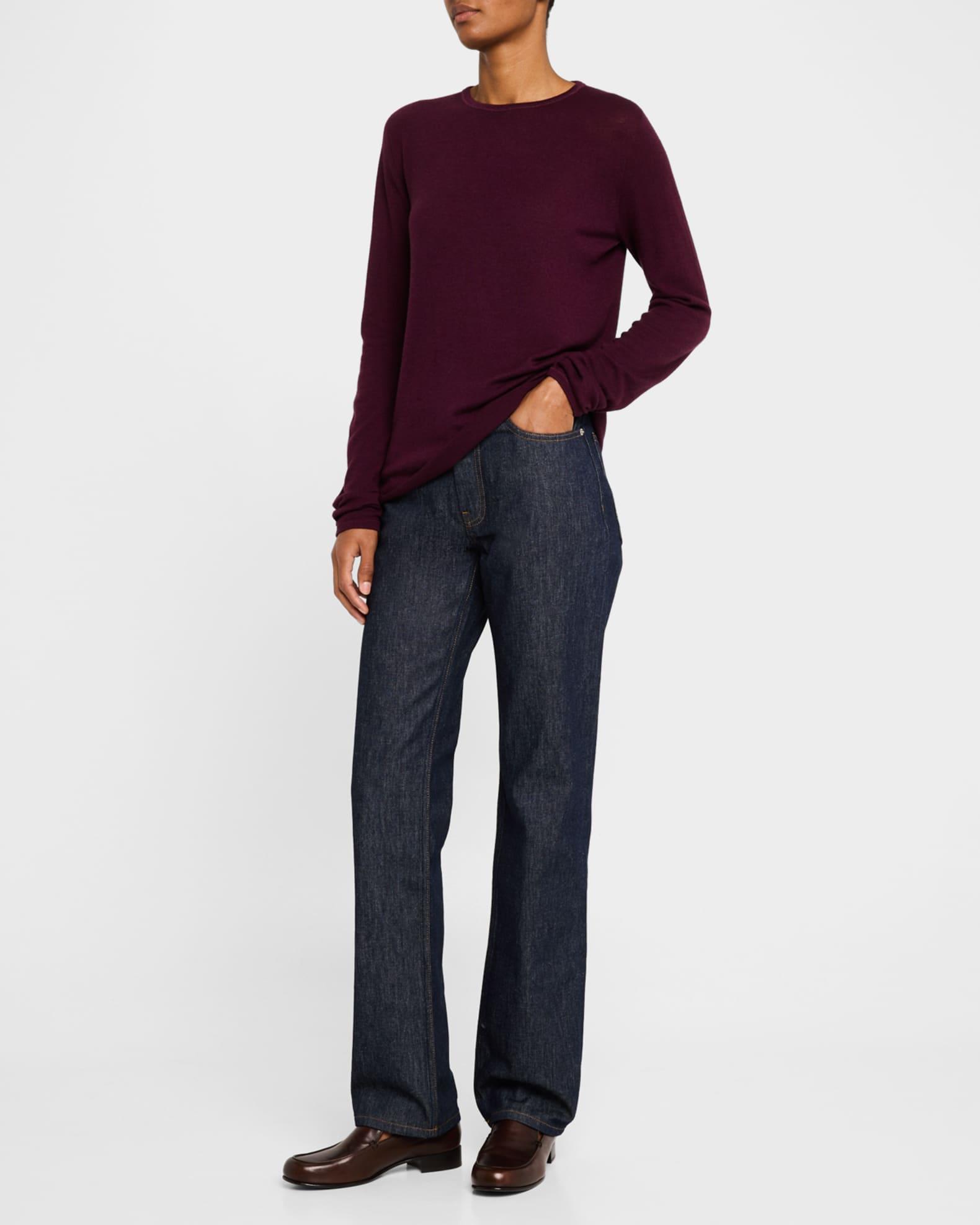 Machine Washable Cashmere Crewneck Pullover Product Image