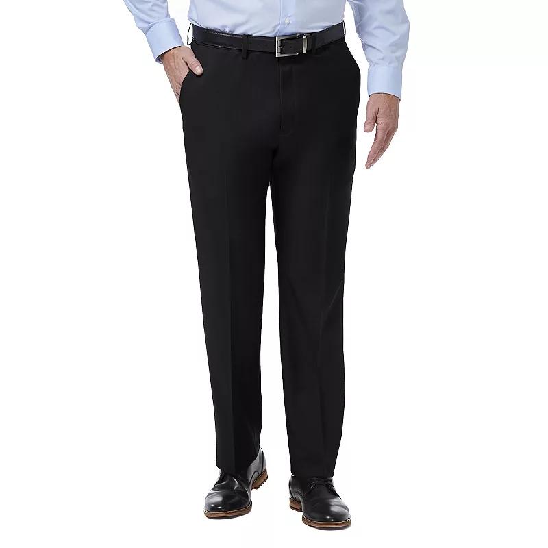 Men’s Haggar® Premium Comfort Expandable-Waist Classic-Fit Stretch Flat-Front Dress Pants, Men's,  Product Image