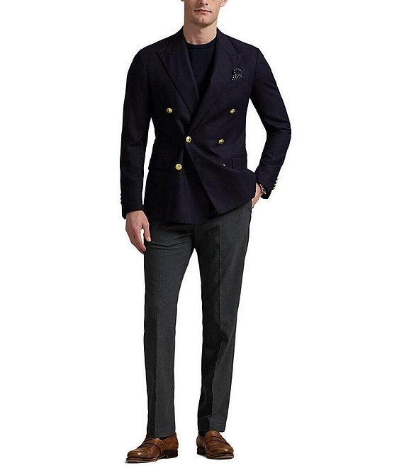 Polo Ralph Lauren Weekday Solid Flat Front Stretch Pants Product Image