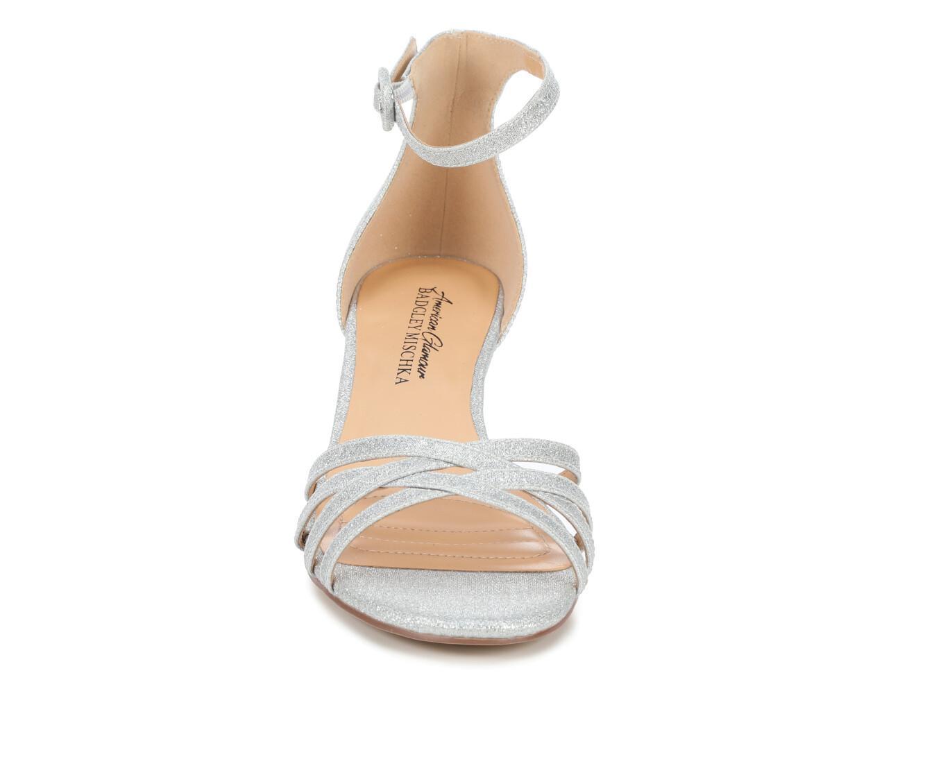 Women's American Glamour BadgleyM Jemi Special Occasion Wedge Sandals Product Image