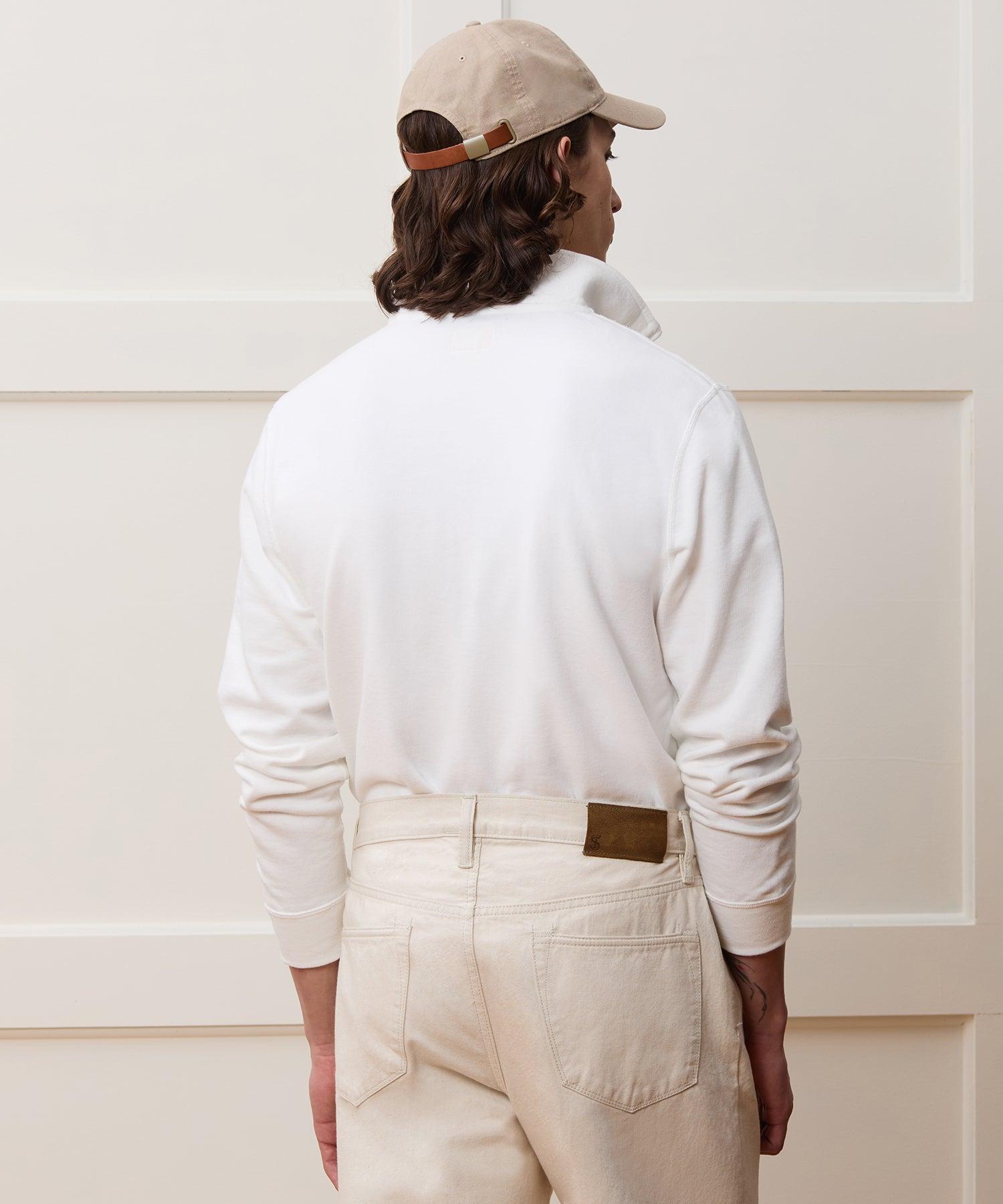 Lightweight Terry Cloth Quarter-Zip Product Image