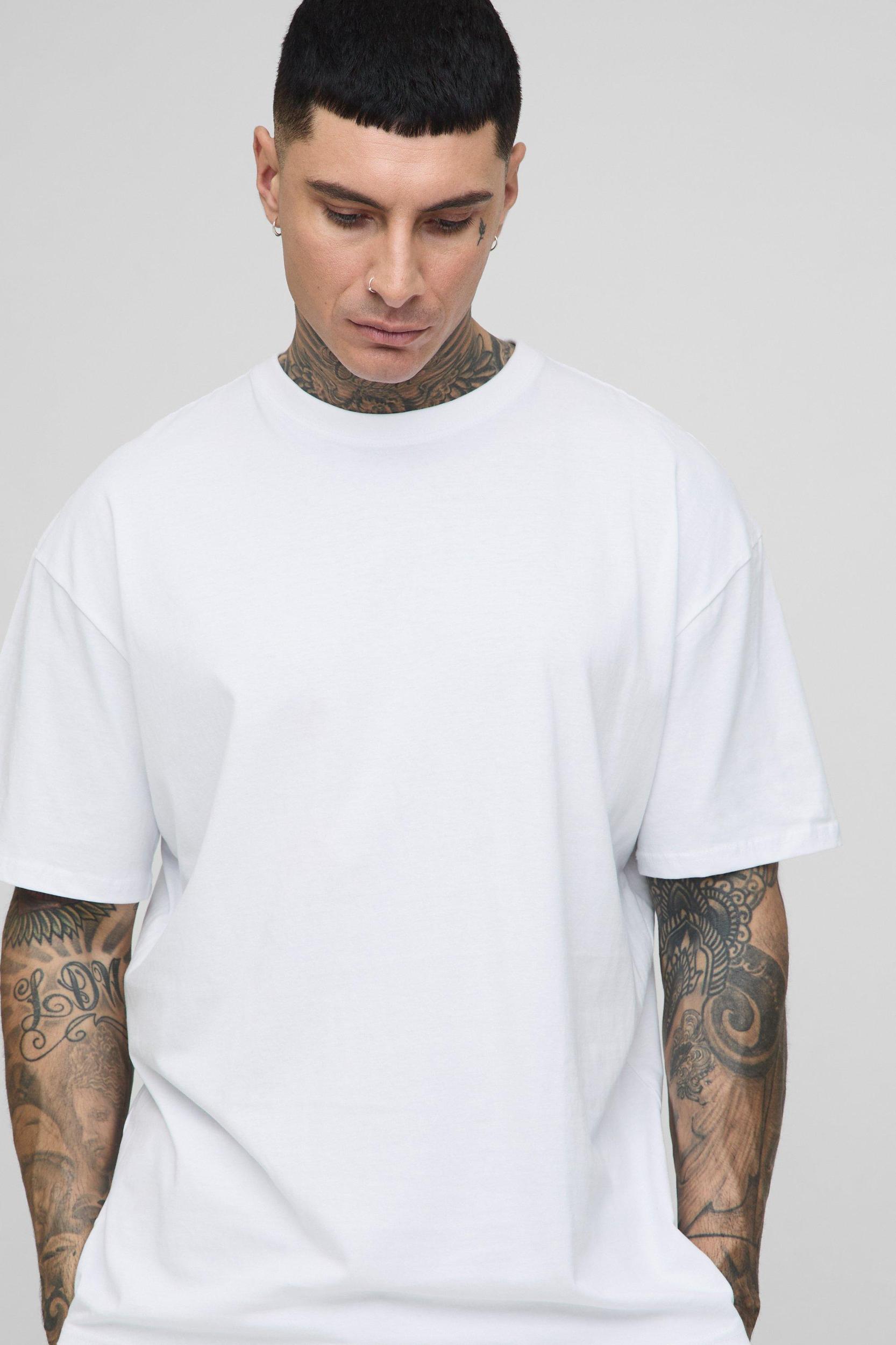 Tall Oversized Disney Car License Print T-Shirt | boohooMAN USA Product Image