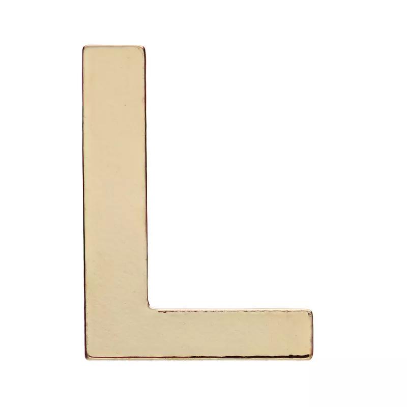 Au Naturale 14k Gold Initial Single Stud Earring, Women's, C Product Image