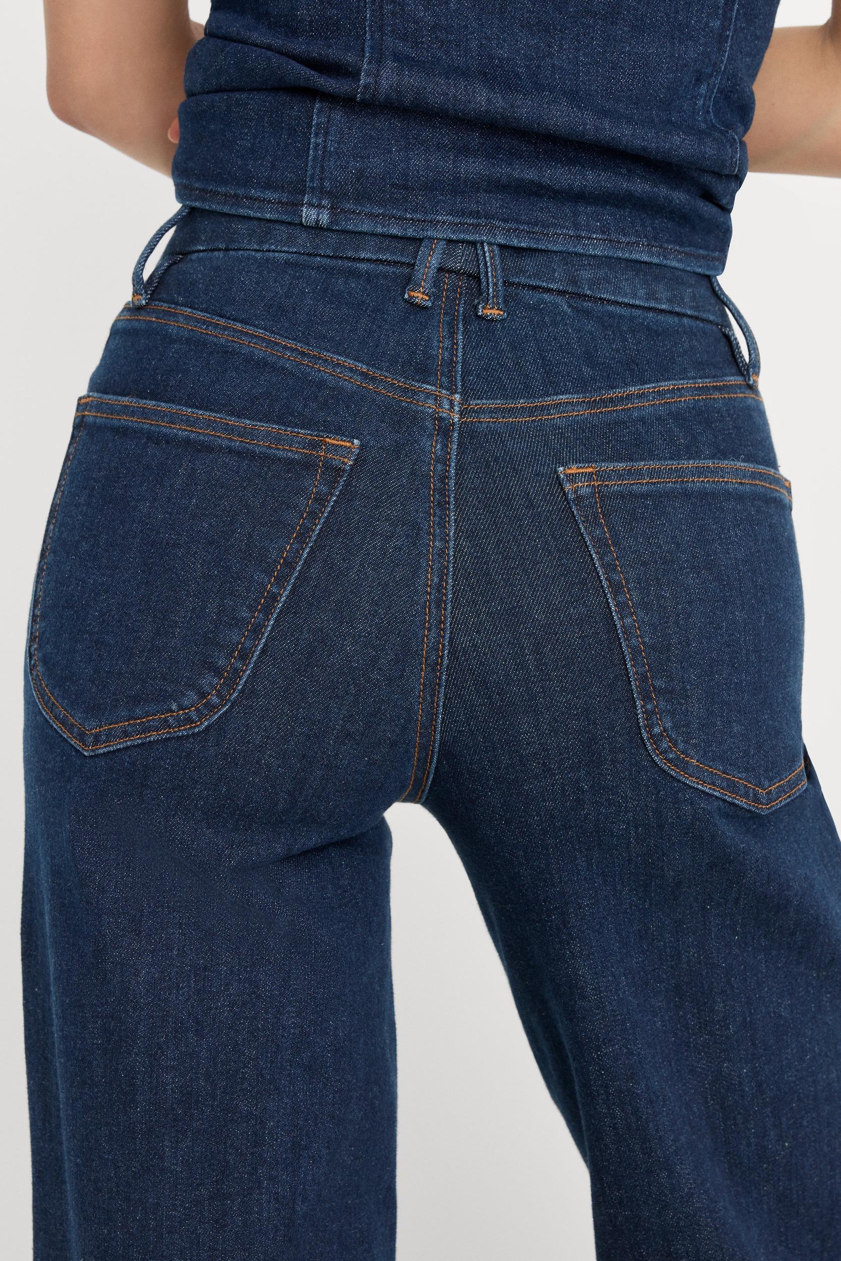 GOOD WAIST PALAZZO JEANS | INDIGO1169 Product Image