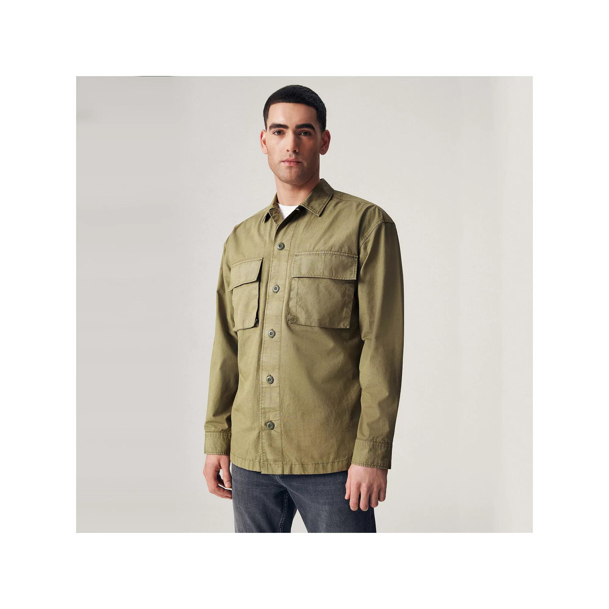 Men's NEXT Double Pocket Poplin Shirt,  Product Image