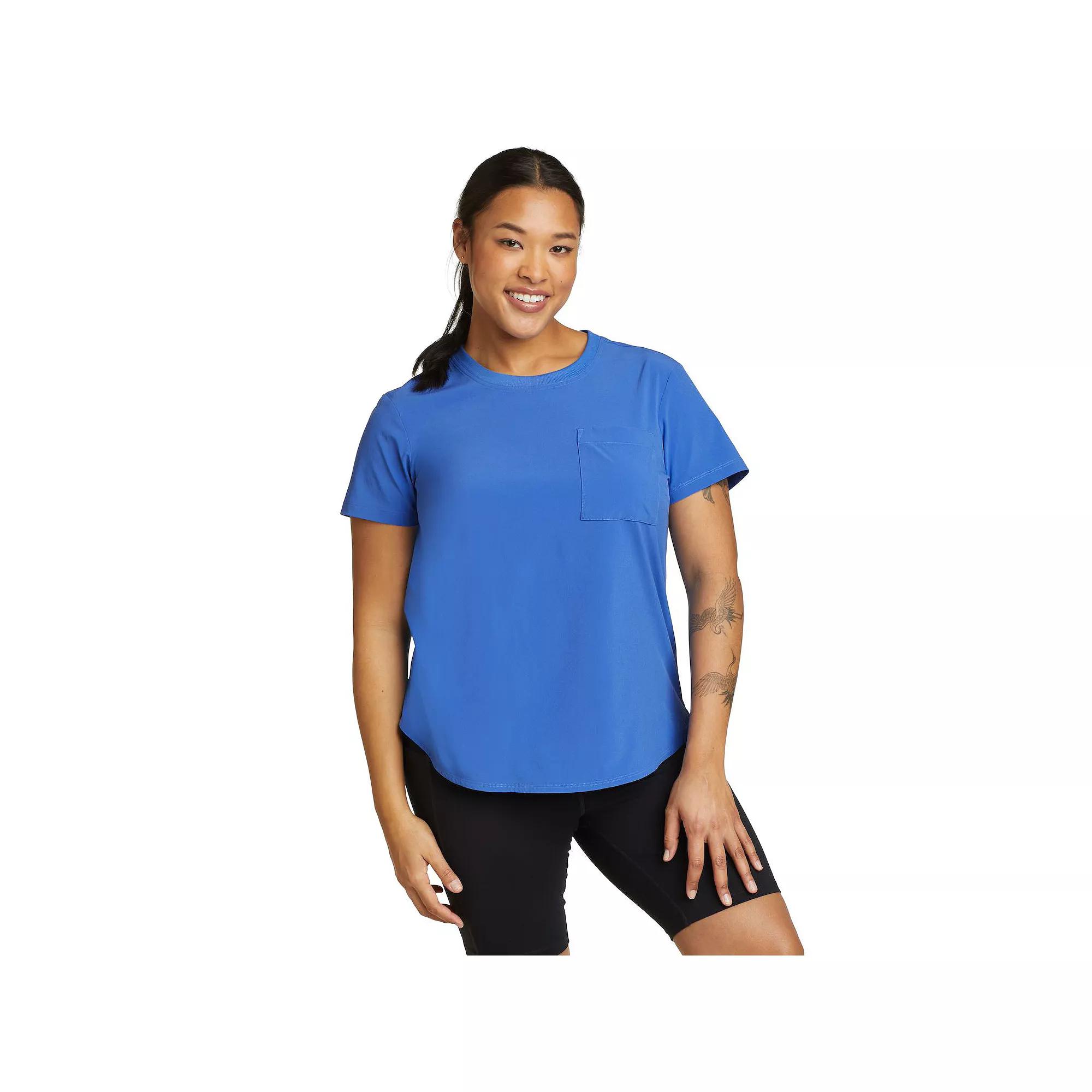 Women's Eddie Bauer Departure Short Sleeve Pocket Tee,  Product Image