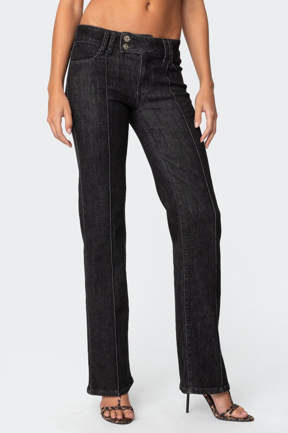 Avril Low Rise Bootcut Jeans Product Image