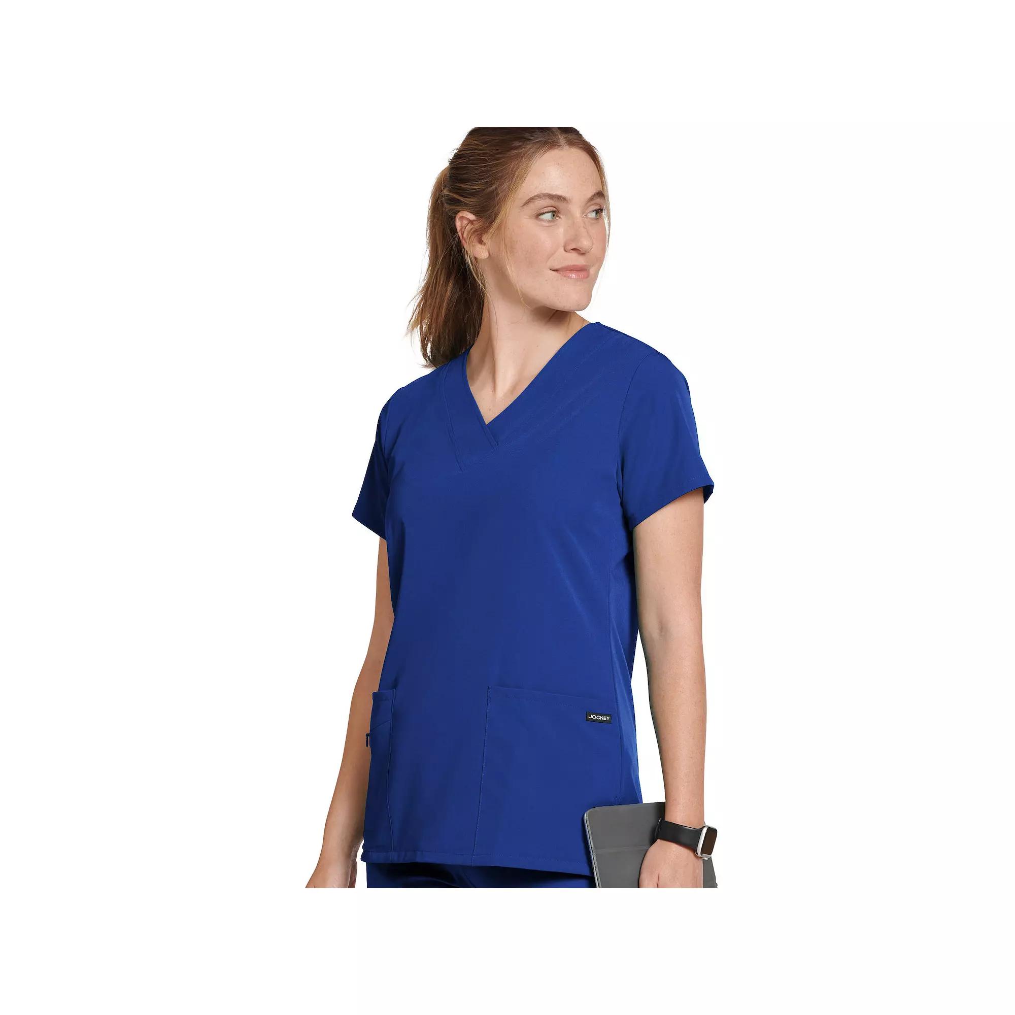 Women's Jockey® Scrubs V-Neck Crossover Top 2206,  Product Image