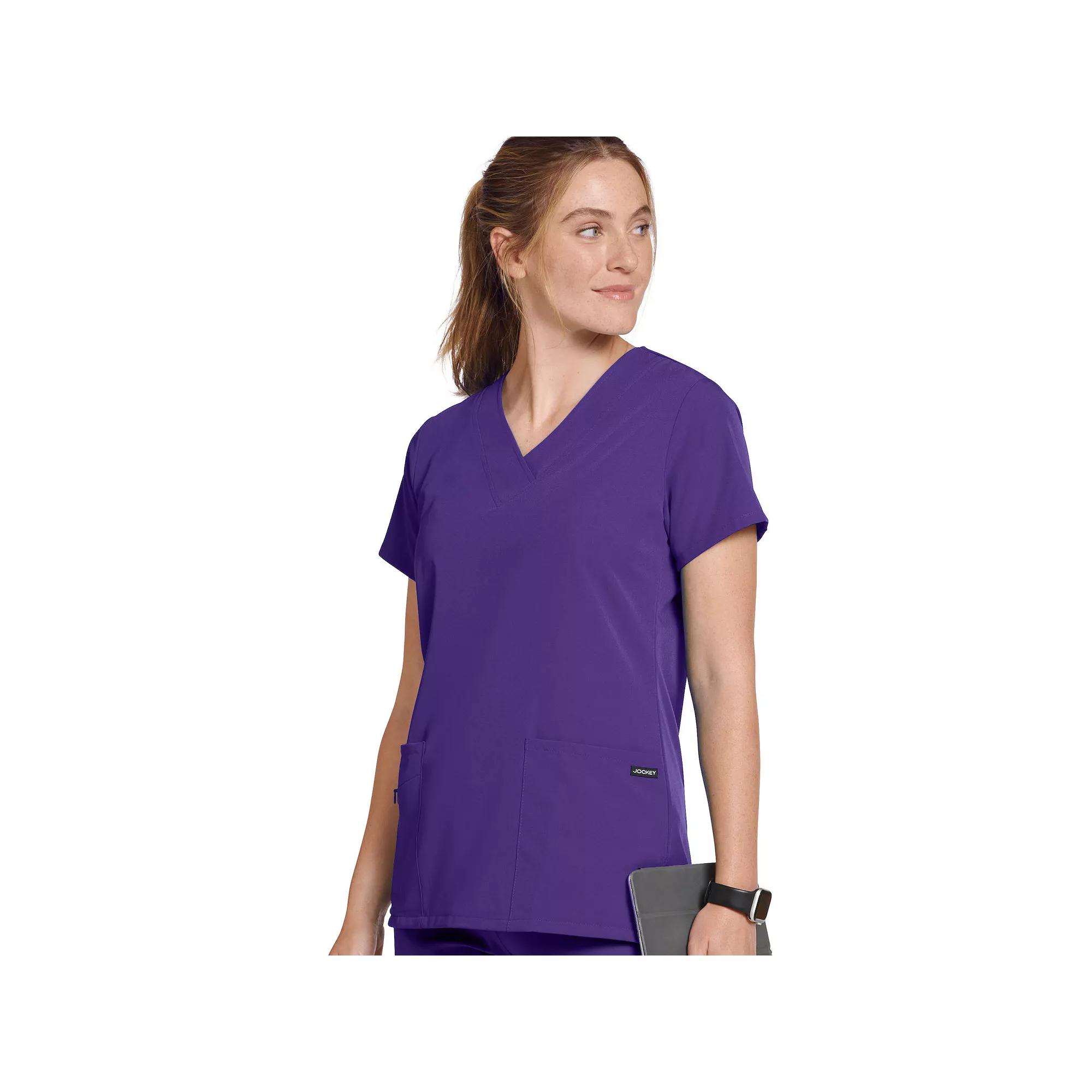 Women's Jockey® Scrubs V-Neck Crossover Top 2206,  Product Image