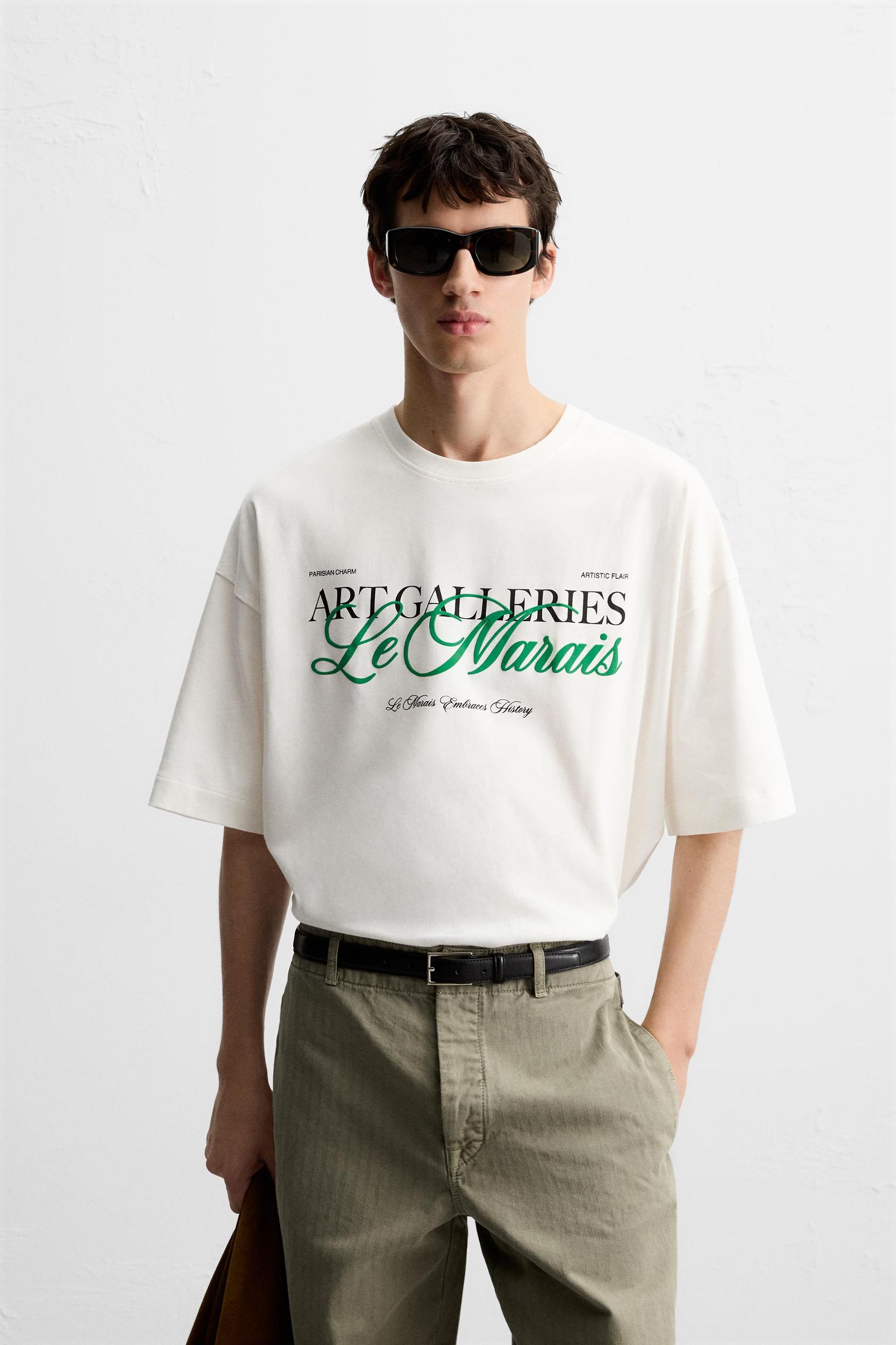 PRINTED TEXT T-SHIRT Product Image