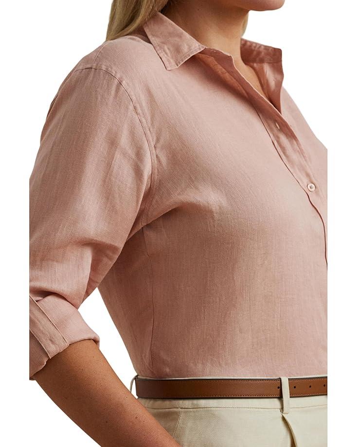 Oversize Striped Cotton Broadcloth Shirt Product Image