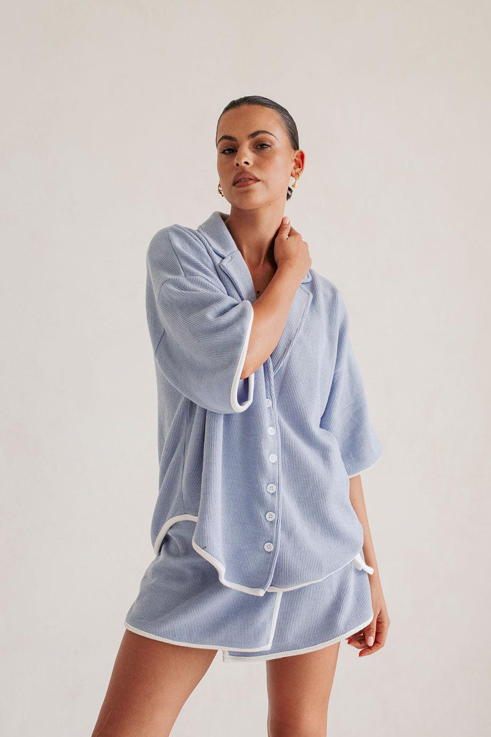 Nari Top - Blue Product Image