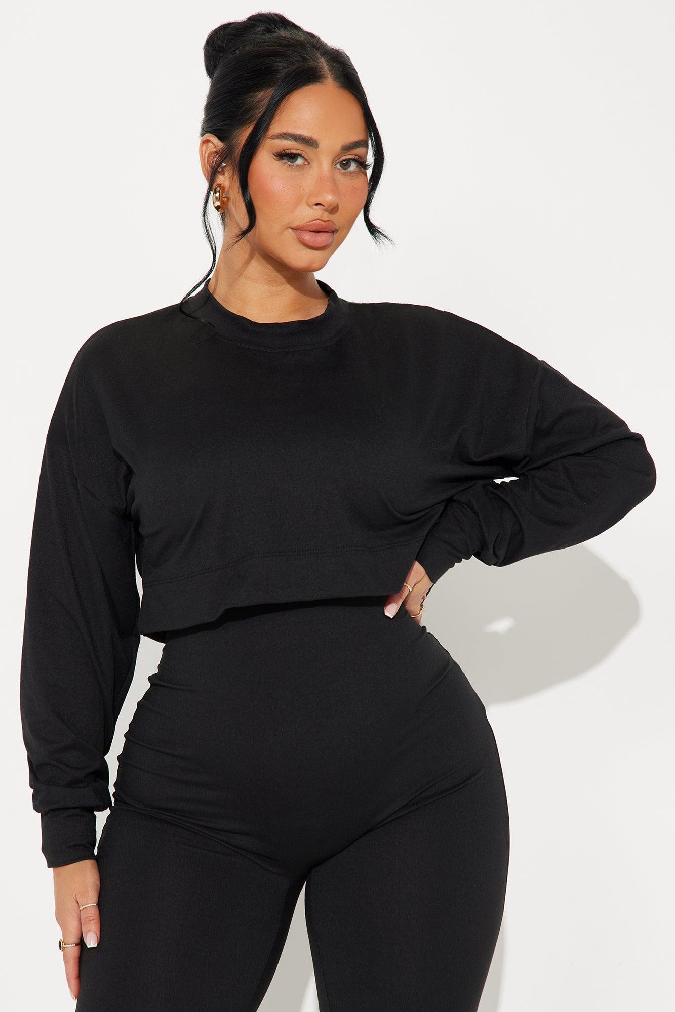 Playing Nice 2 Piece Jumpsuit Set - Black Product Image