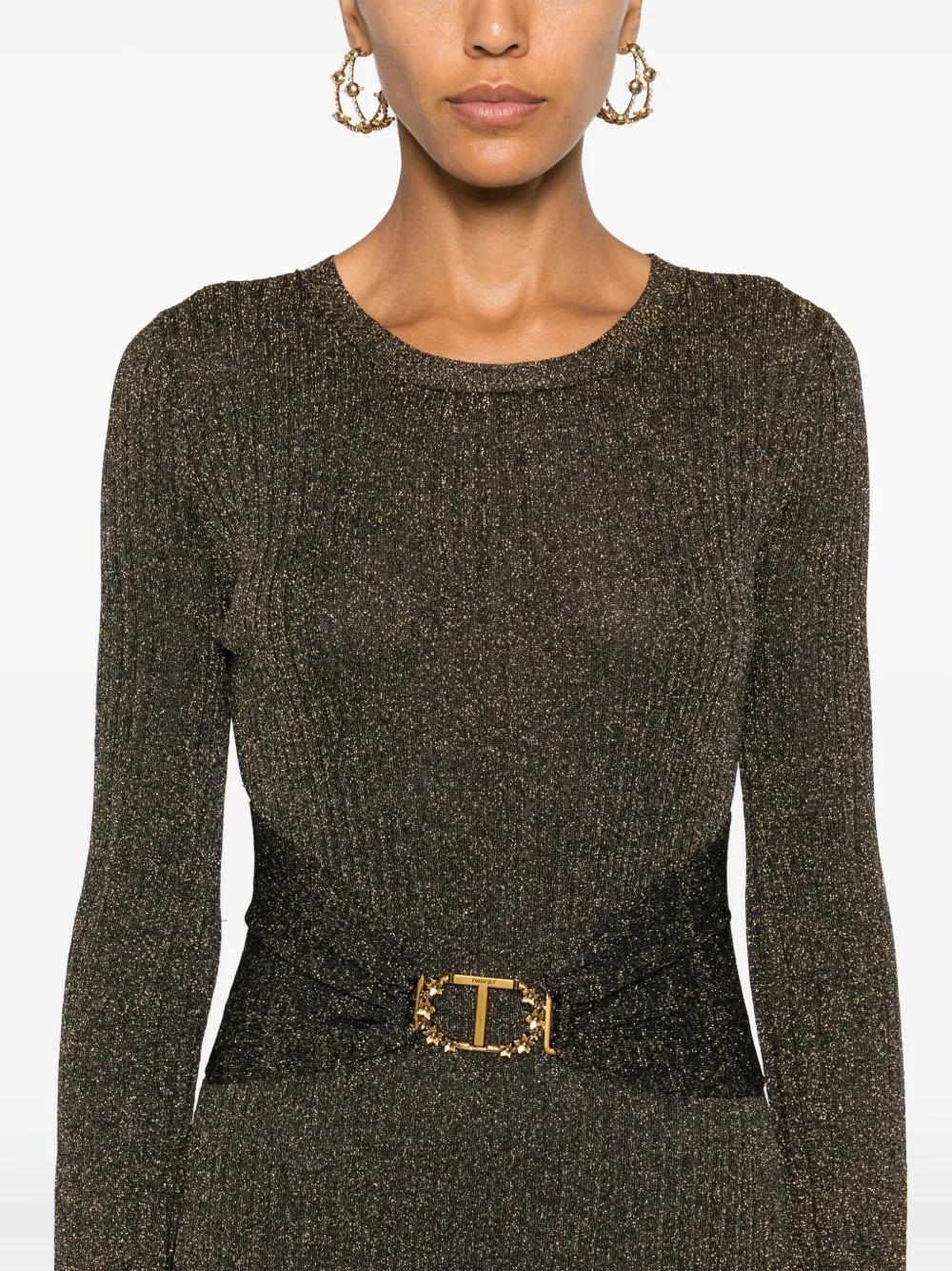 long rib knit dress Product Image