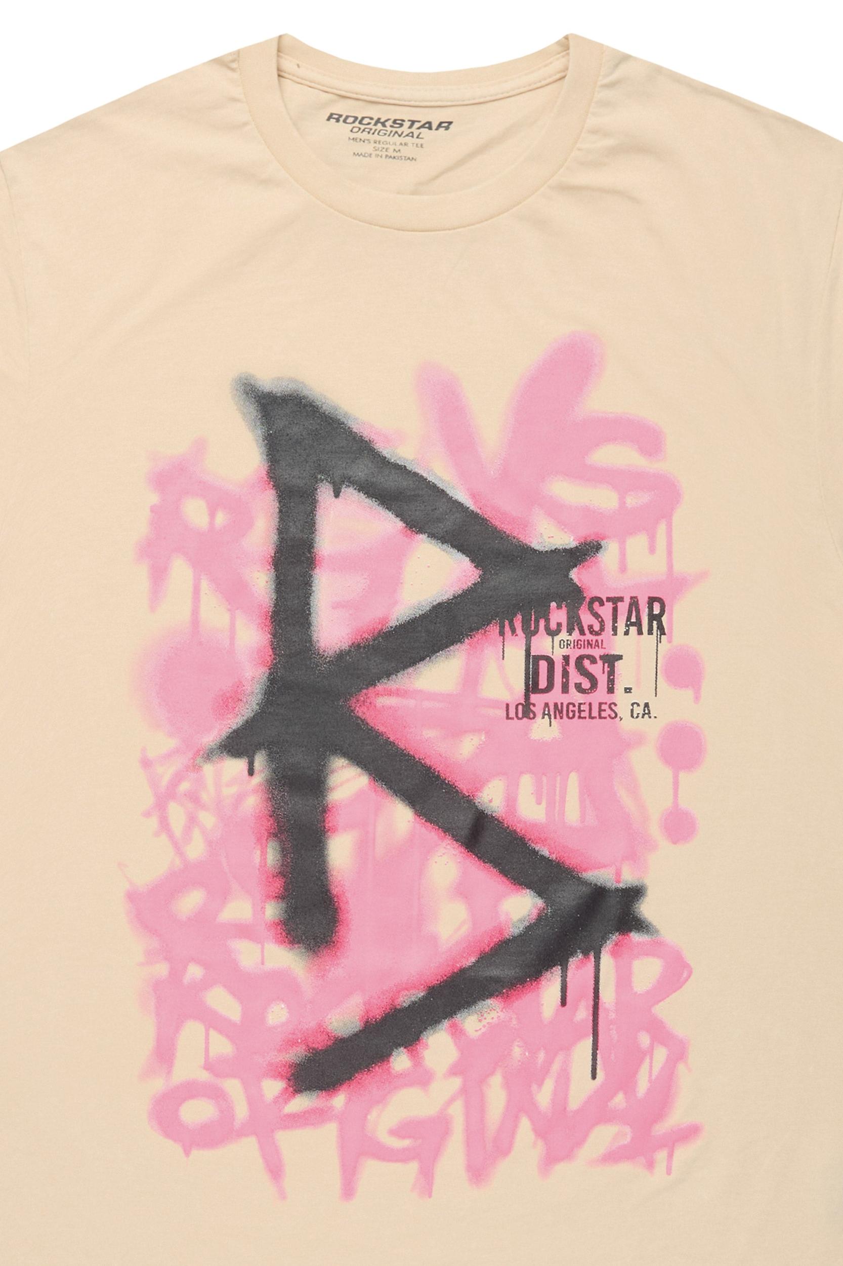 Nahomy Beige Oversized Tee Female Product Image