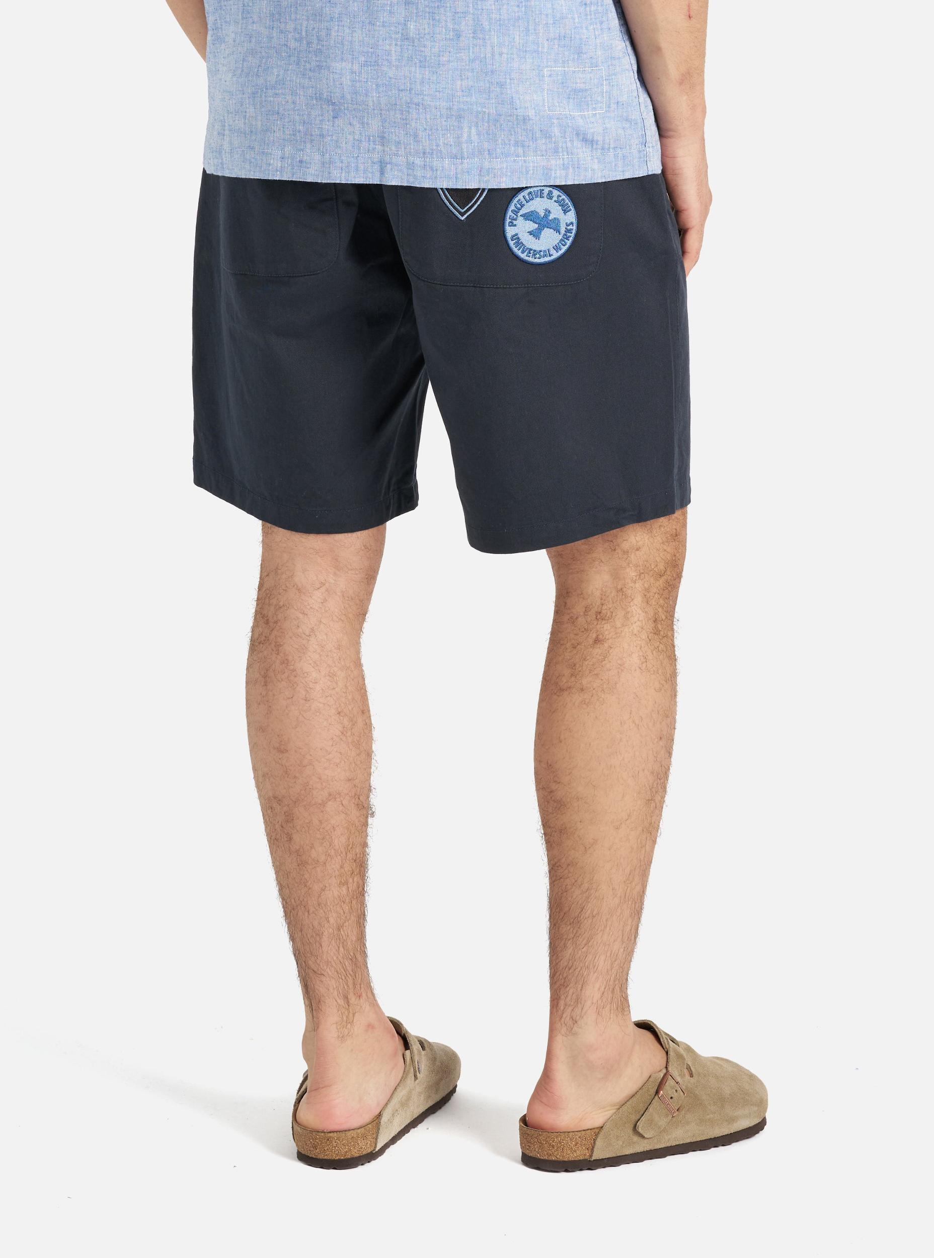 Navy Twill/Badges Simple Short Product Image