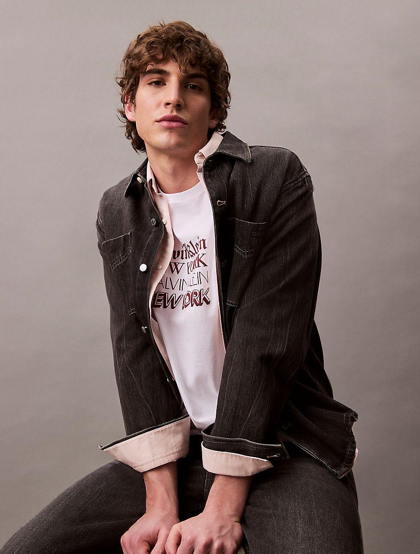 Logo Font Graphic Classic T-Shirt Product Image