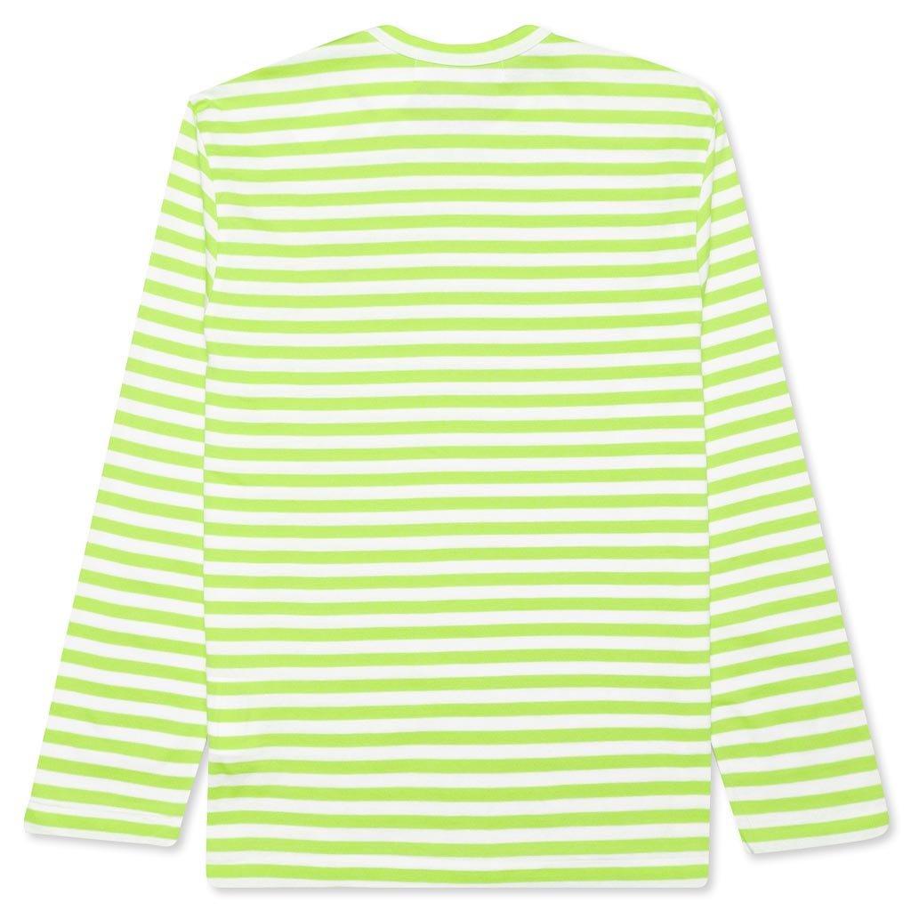 Pastelle Striped L/S Shirt - Green Male Product Image